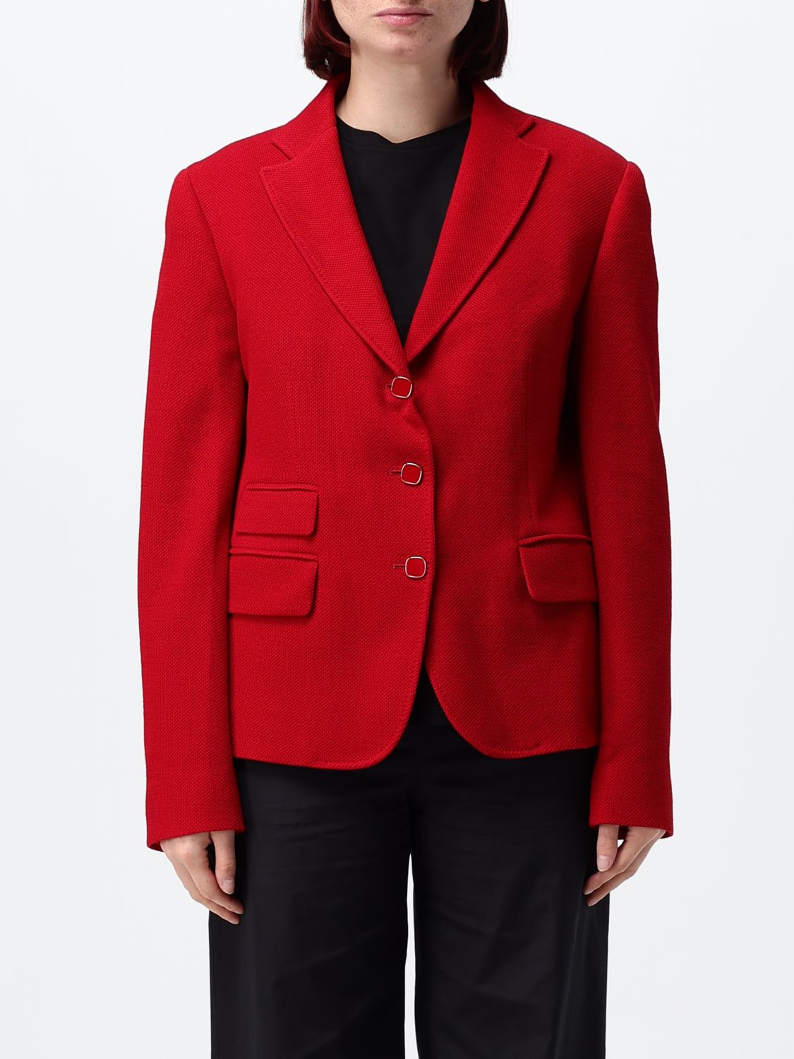 Max Mara Studio Jacket Woman Red MAX MARA STUDIO