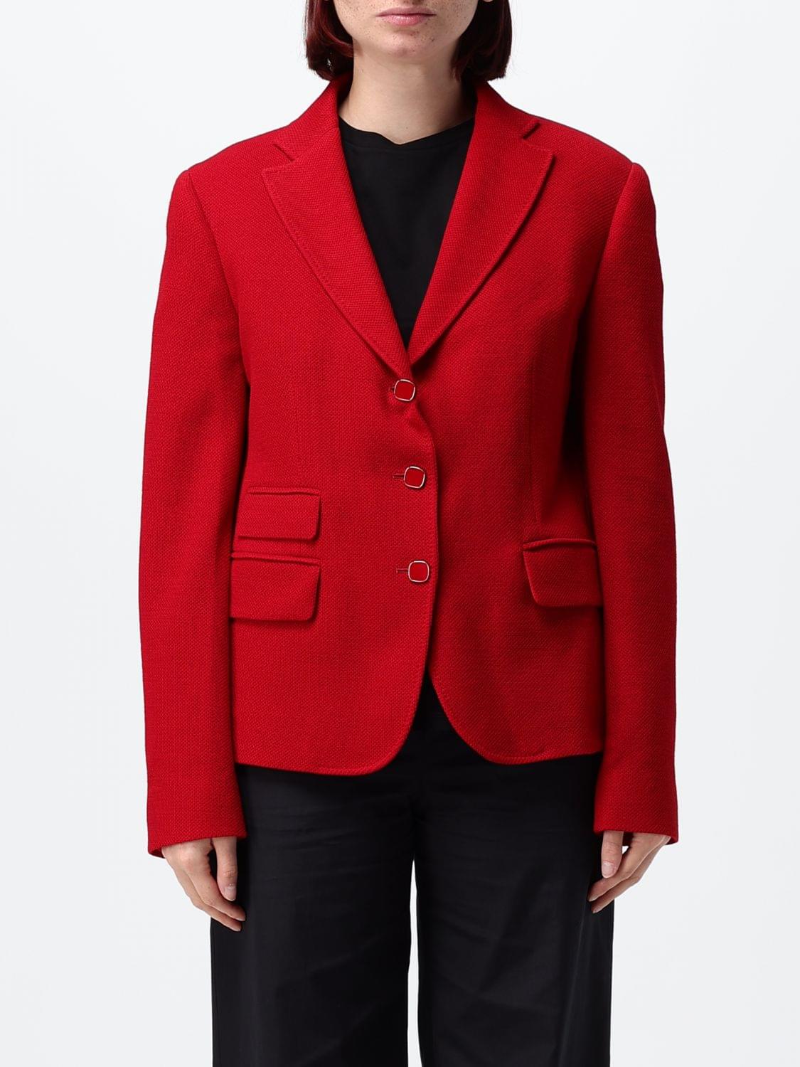 Max Mara Studio Jacket Woman Red MAX MARA STUDIO