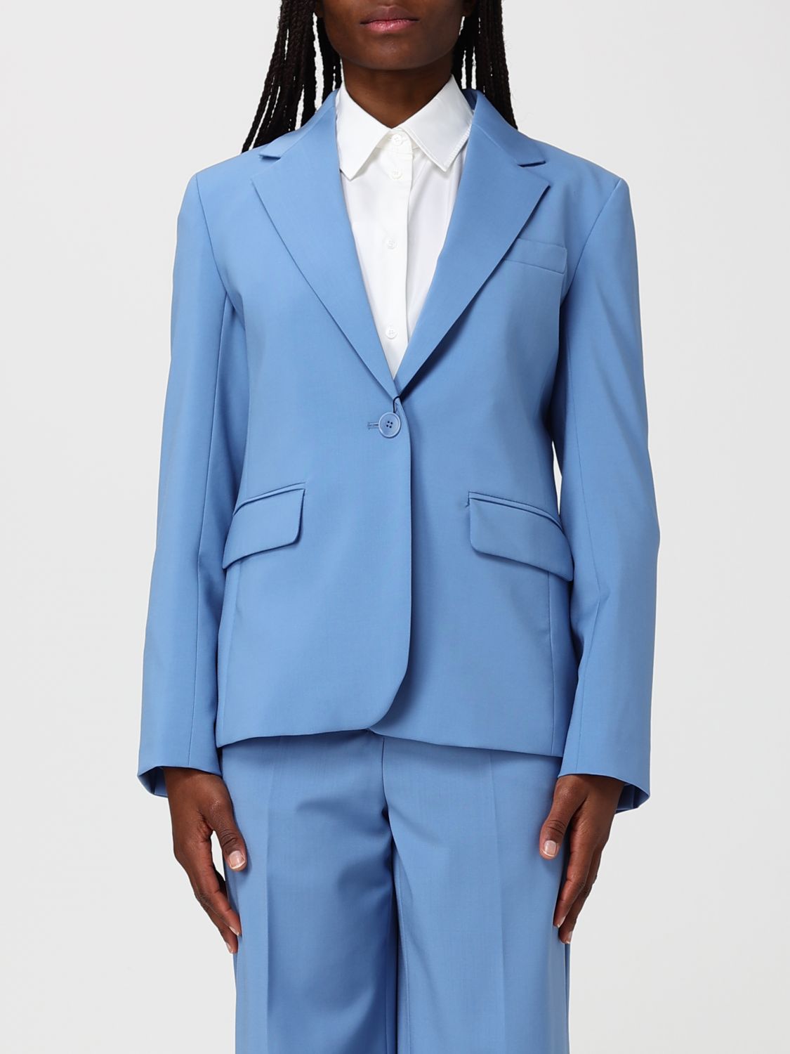 Weekend Max Mara Jacket Woman Blue WEEKEND MAX MARA