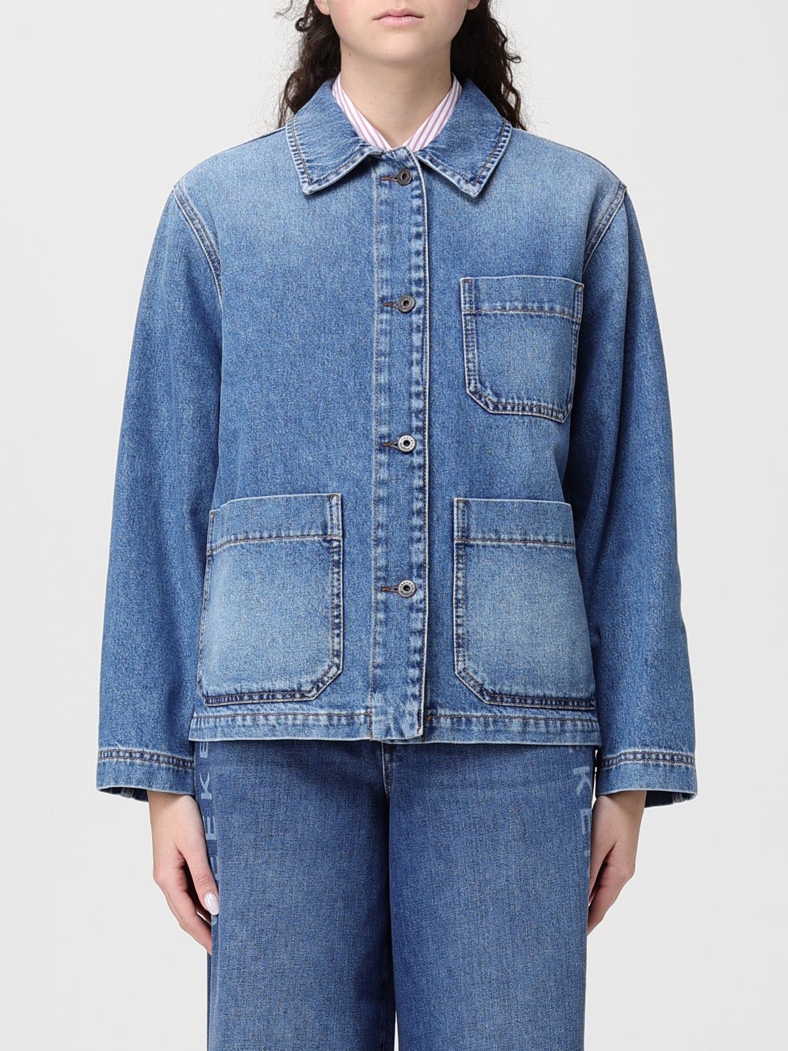 Weekend Max Mara Jacket Woman Blue WEEKEND MAX MARA