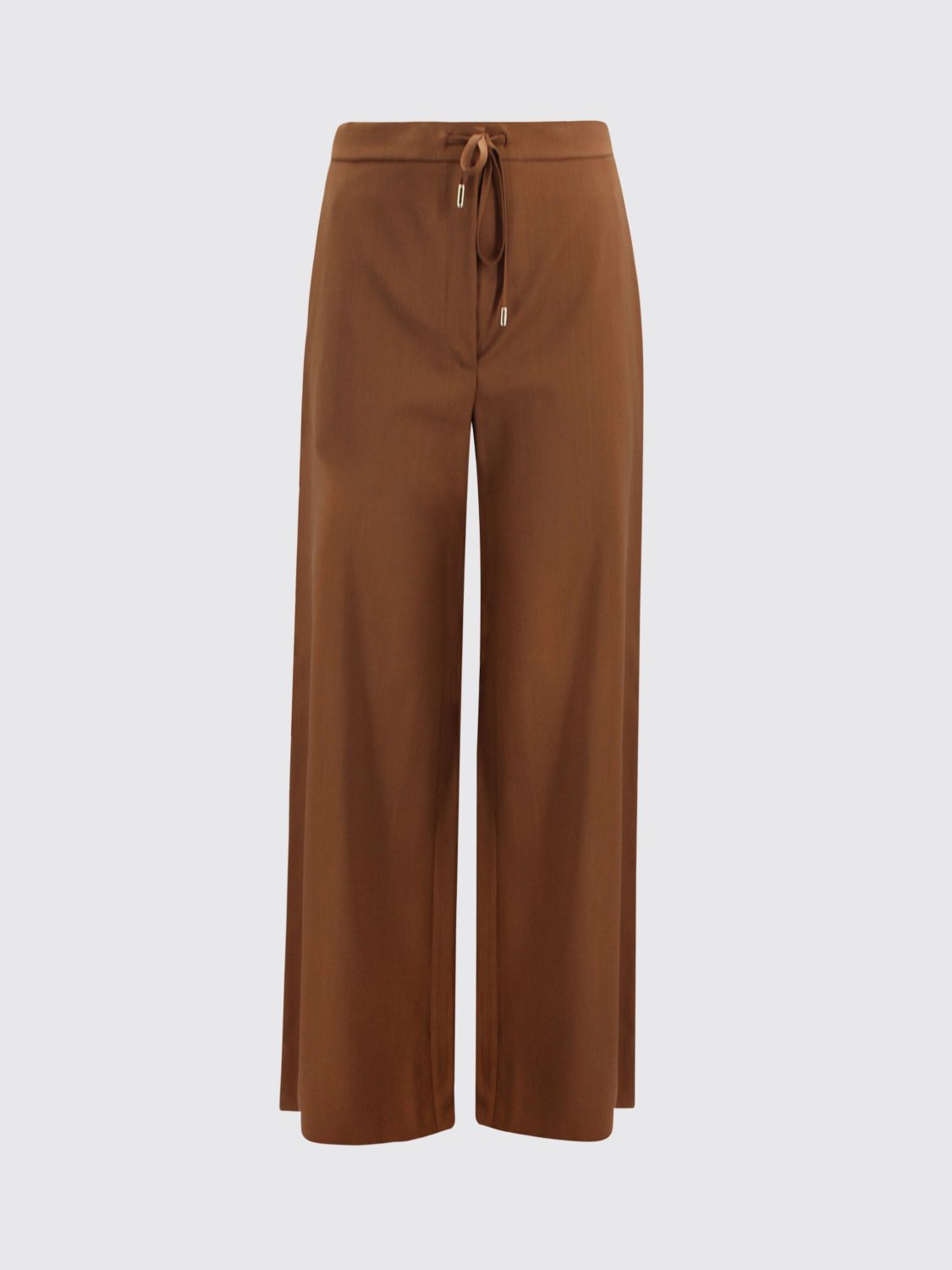 Max Mara Studio Pants Woman Brown MAX MARA STUDIO