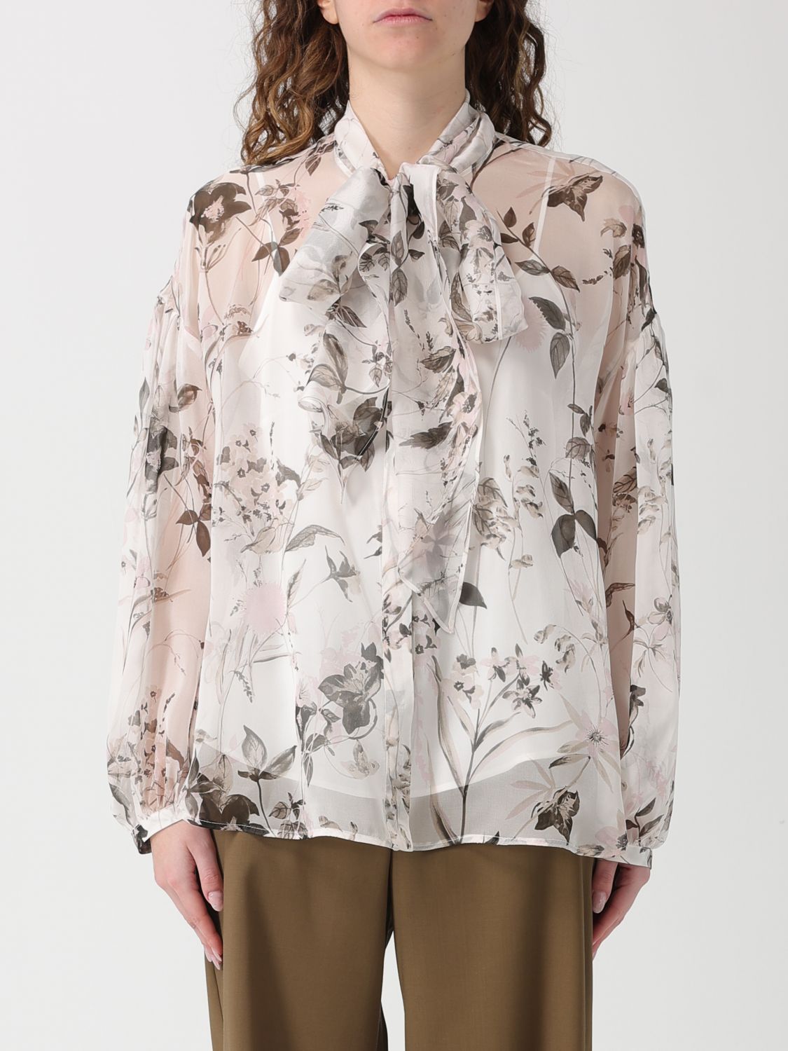 Max Mara Studio Shirt Woman White MAX MARA STUDIO