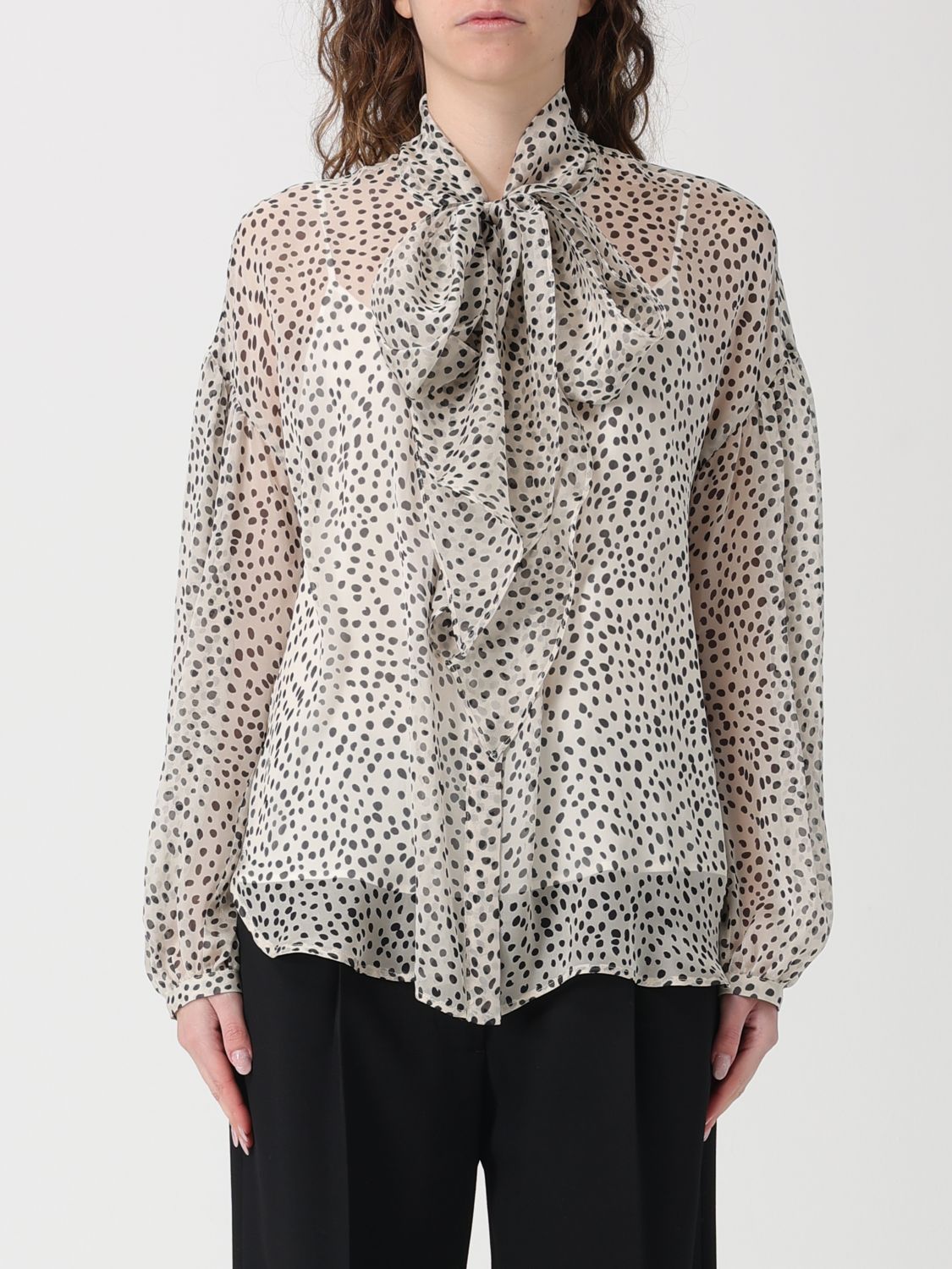 Max Mara Studio Shirt Woman Beige MAX MARA STUDIO