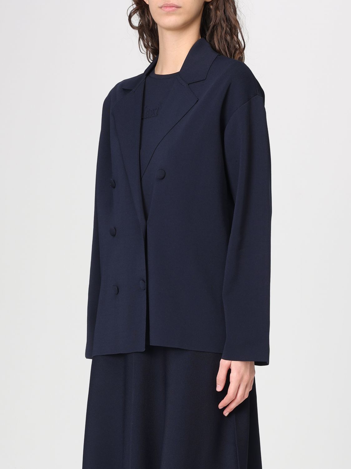 Max Mara Jacket Woman Blue MAX MARA