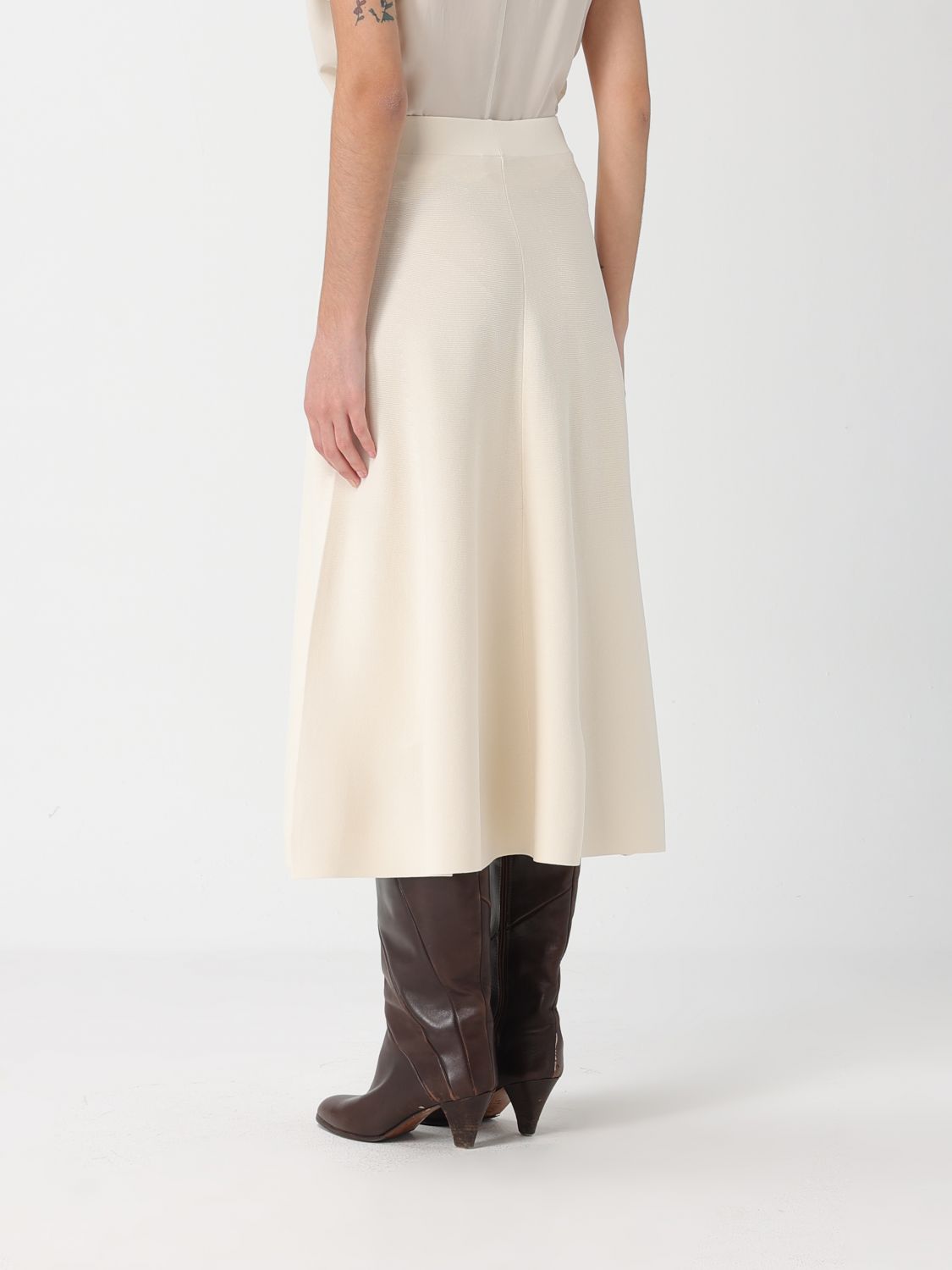 Max Mara Skirt Woman Ivory MAX MARA