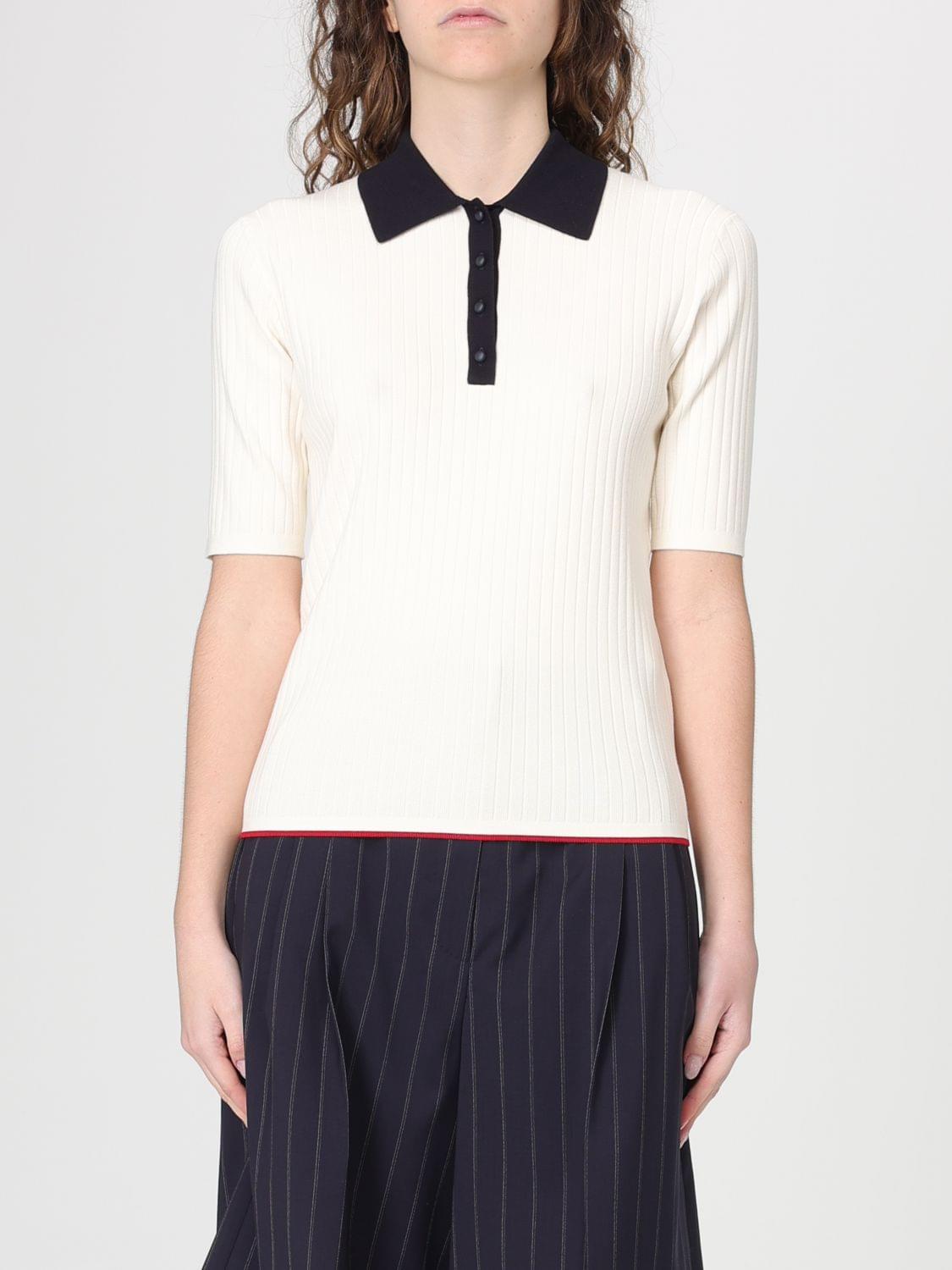 Max Mara Studio Women Knit Polo Shirt Max Mara Studio MAX MARA STUDIO