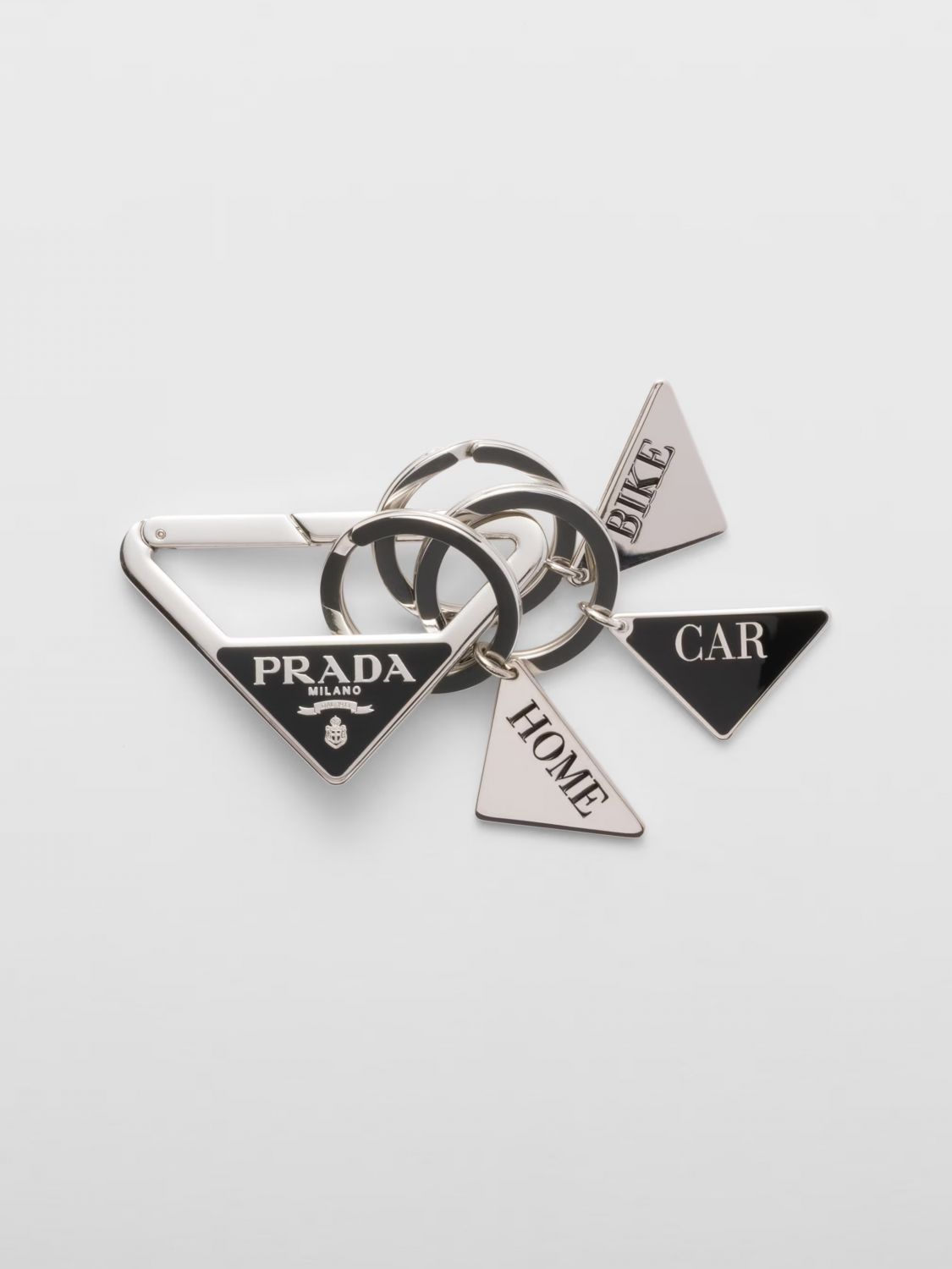 Prada Keyring Men Black PRADA