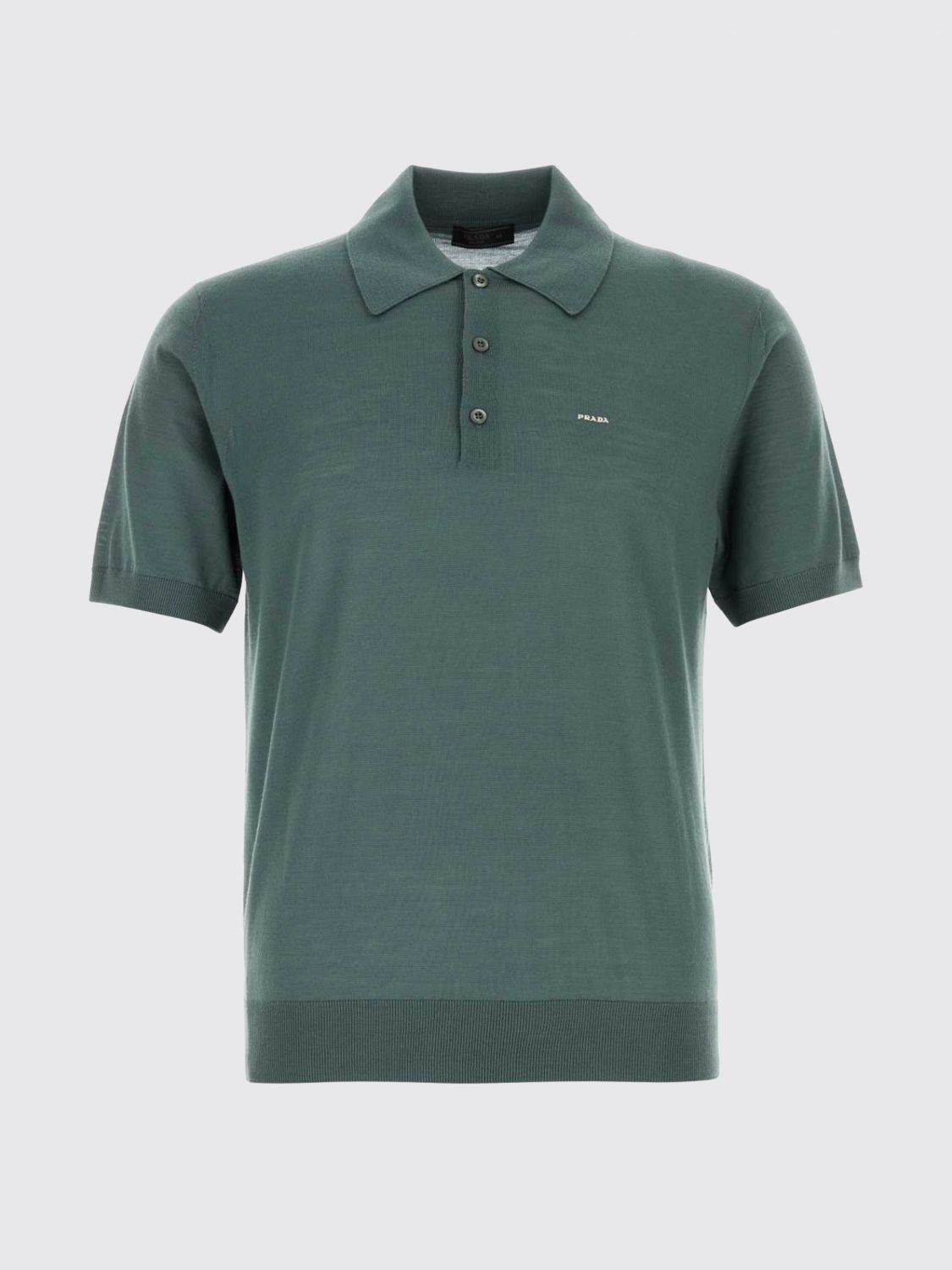 Prada Polo Shirt Men Green PRADA