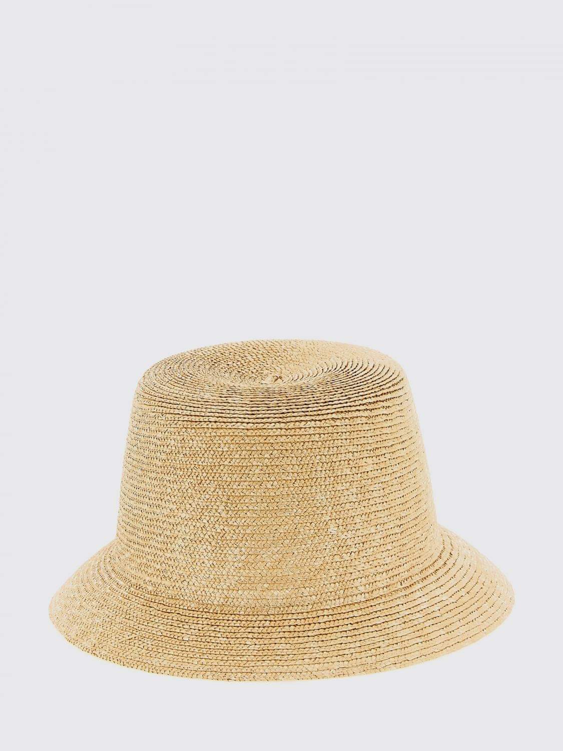 Saint Laurent Men Cassandre Hat In Raffia Saint Laurent SAINT LAURENT