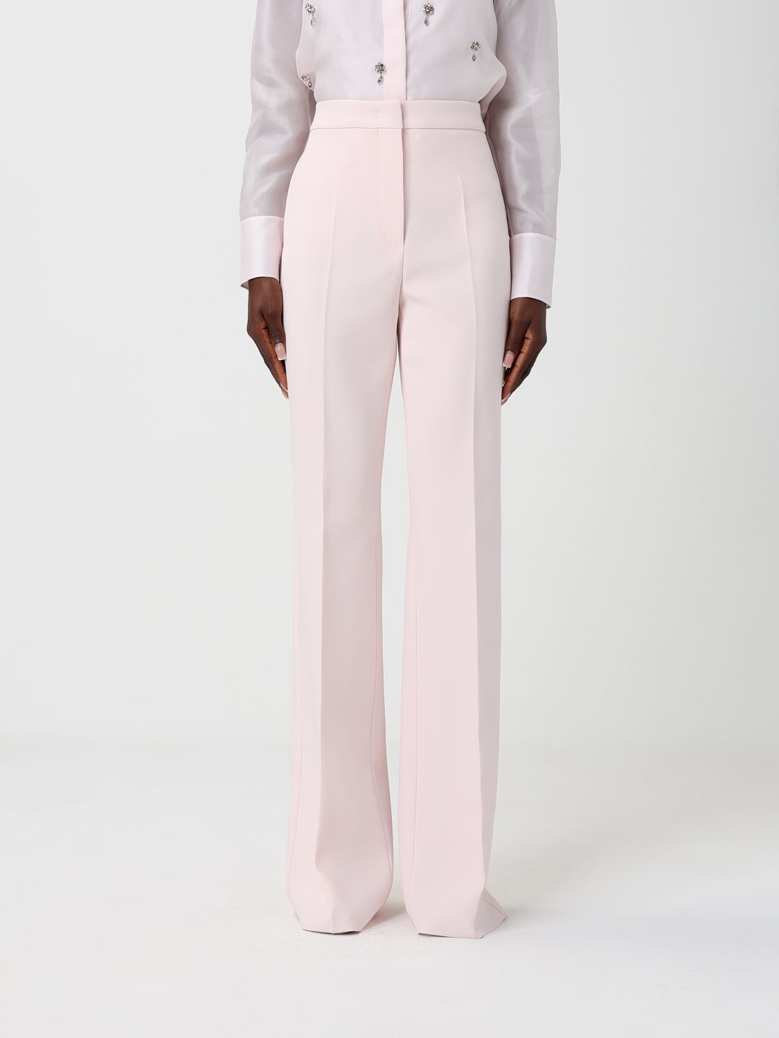 Max Mara Studio Pants Woman Pink MAX MARA STUDIO