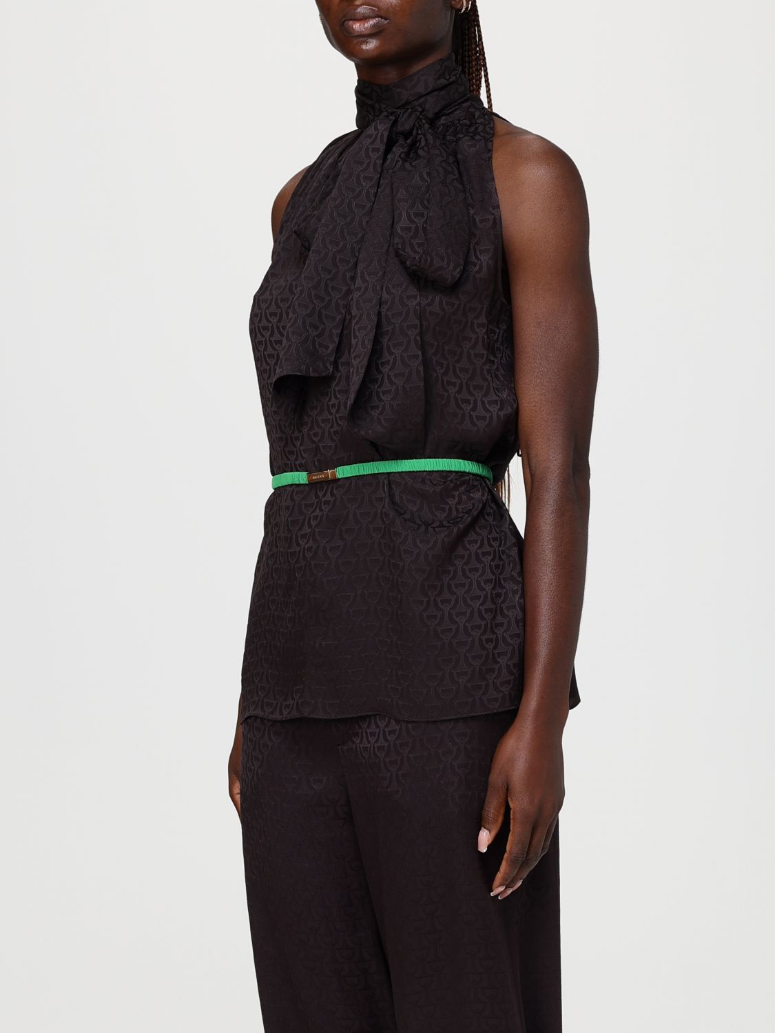 Gucci Top Woman Brown GUCCI