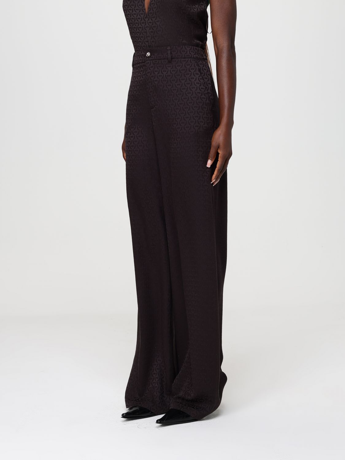 Gucci Pants Woman Brown GUCCI