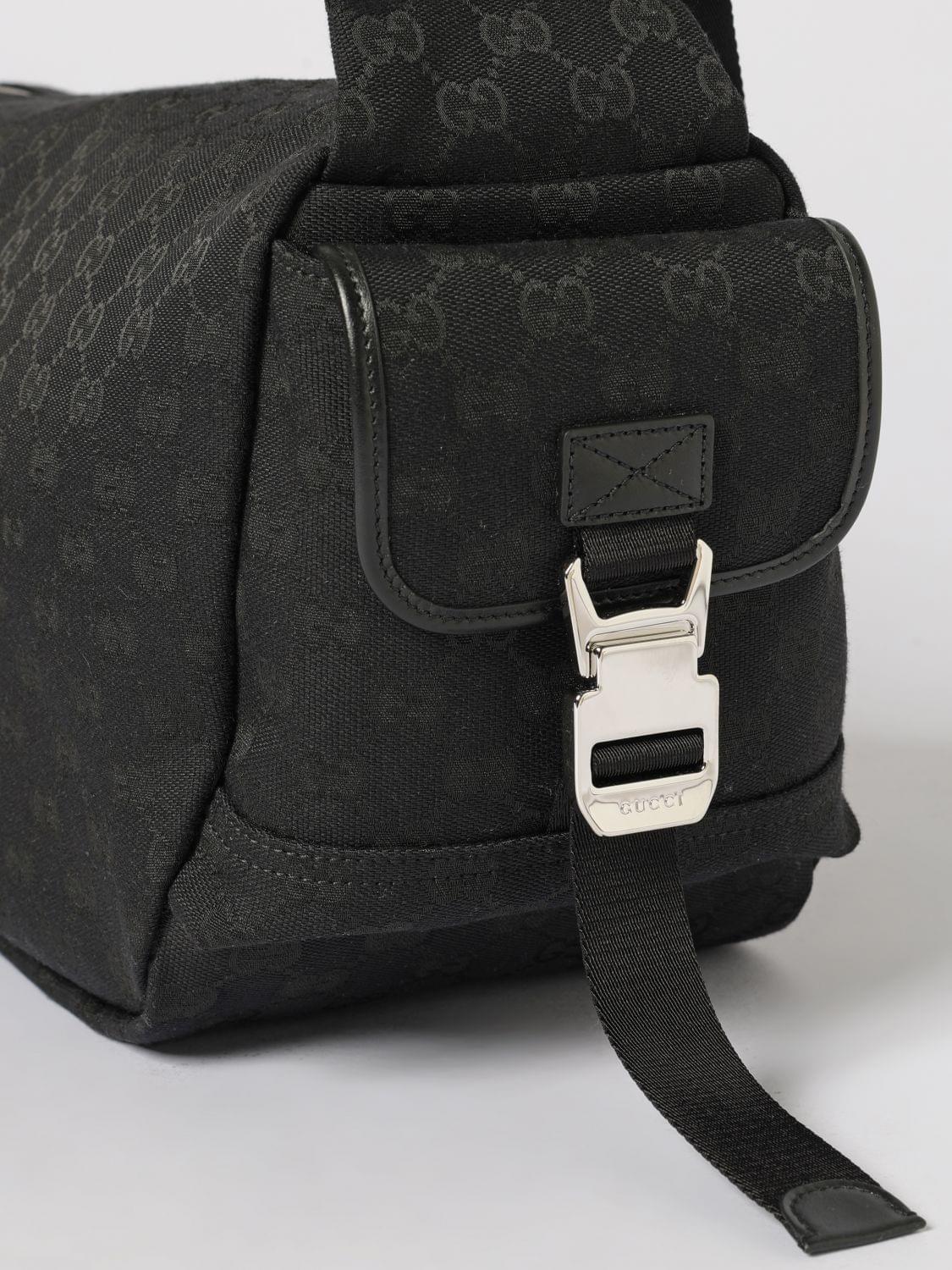 Gucci Shoulder Bag Men Black GUCCI