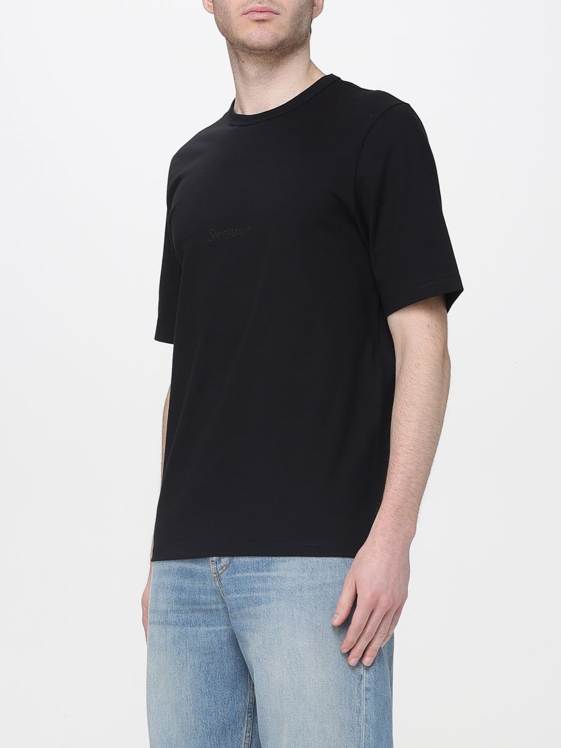 Saint Laurent T-Shirt Men Black SAINT LAURENT