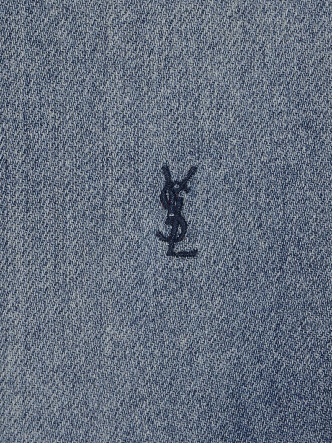Saint Laurent Shirt Men Blue SAINT LAURENT