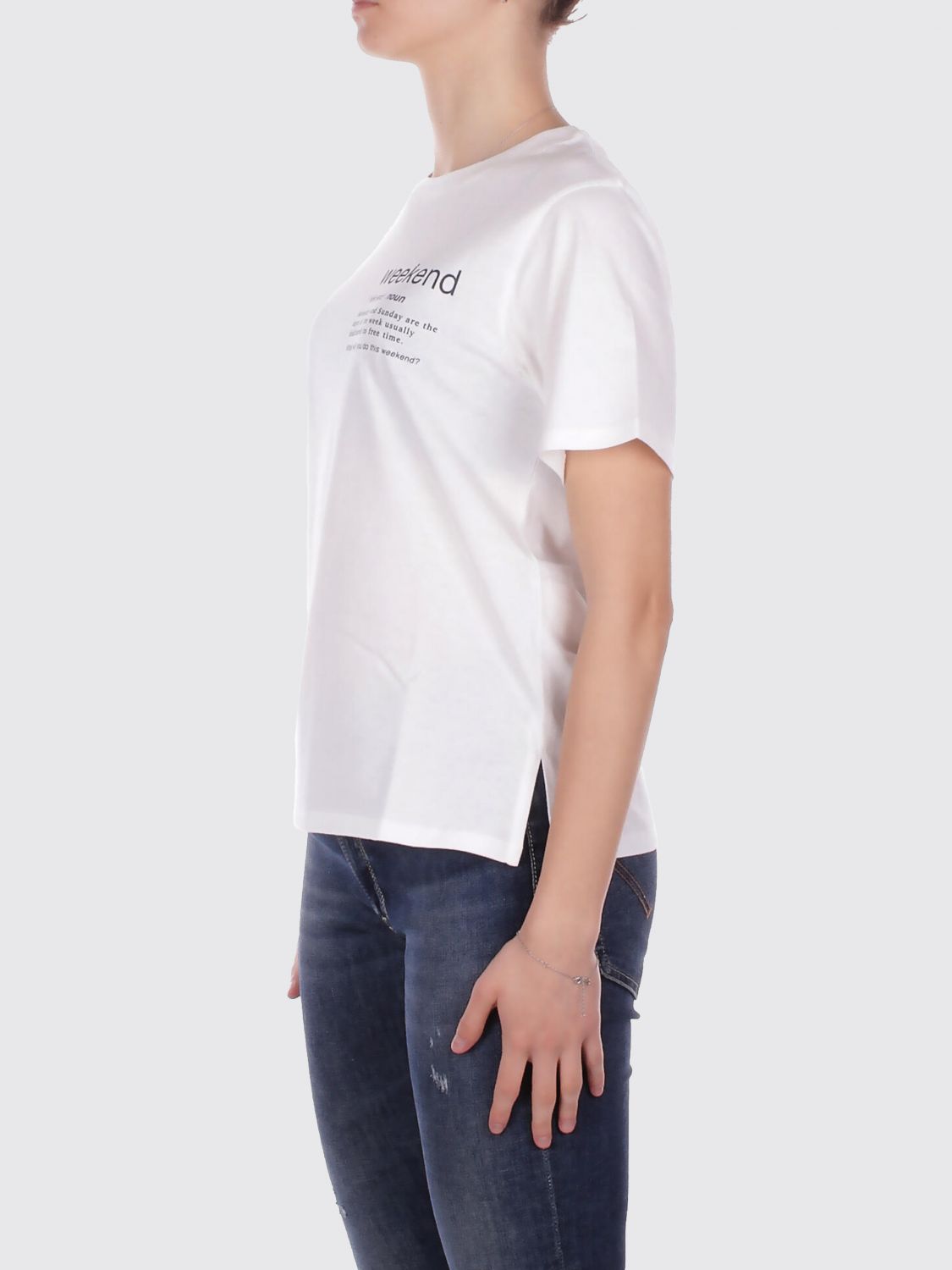 Weekend Max Mara T-Shirt Woman White 2 WEEKEND MAX MARA