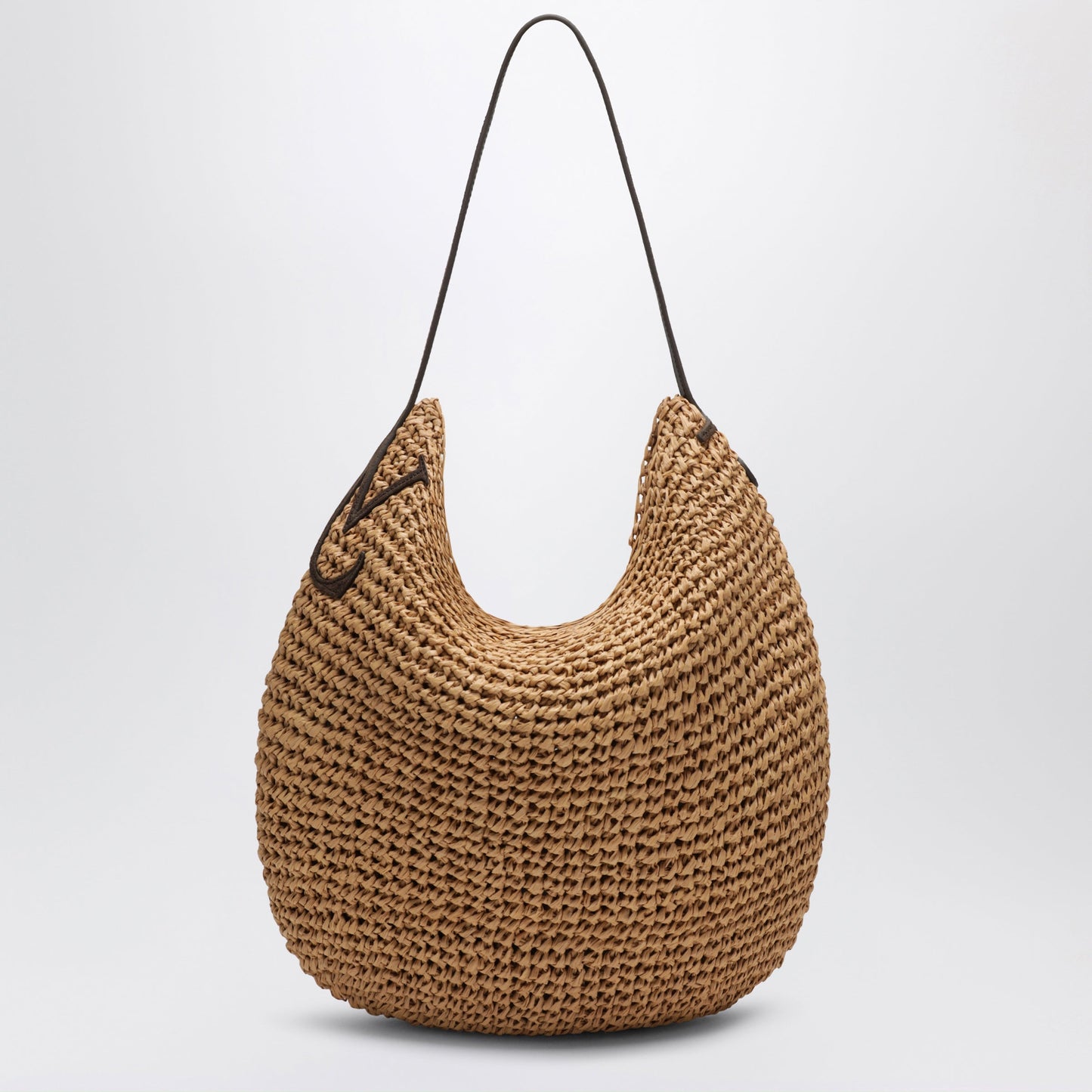 Jw Anderson Large Bulb Bag In Natural Raffia Women J.W. ANDERSON