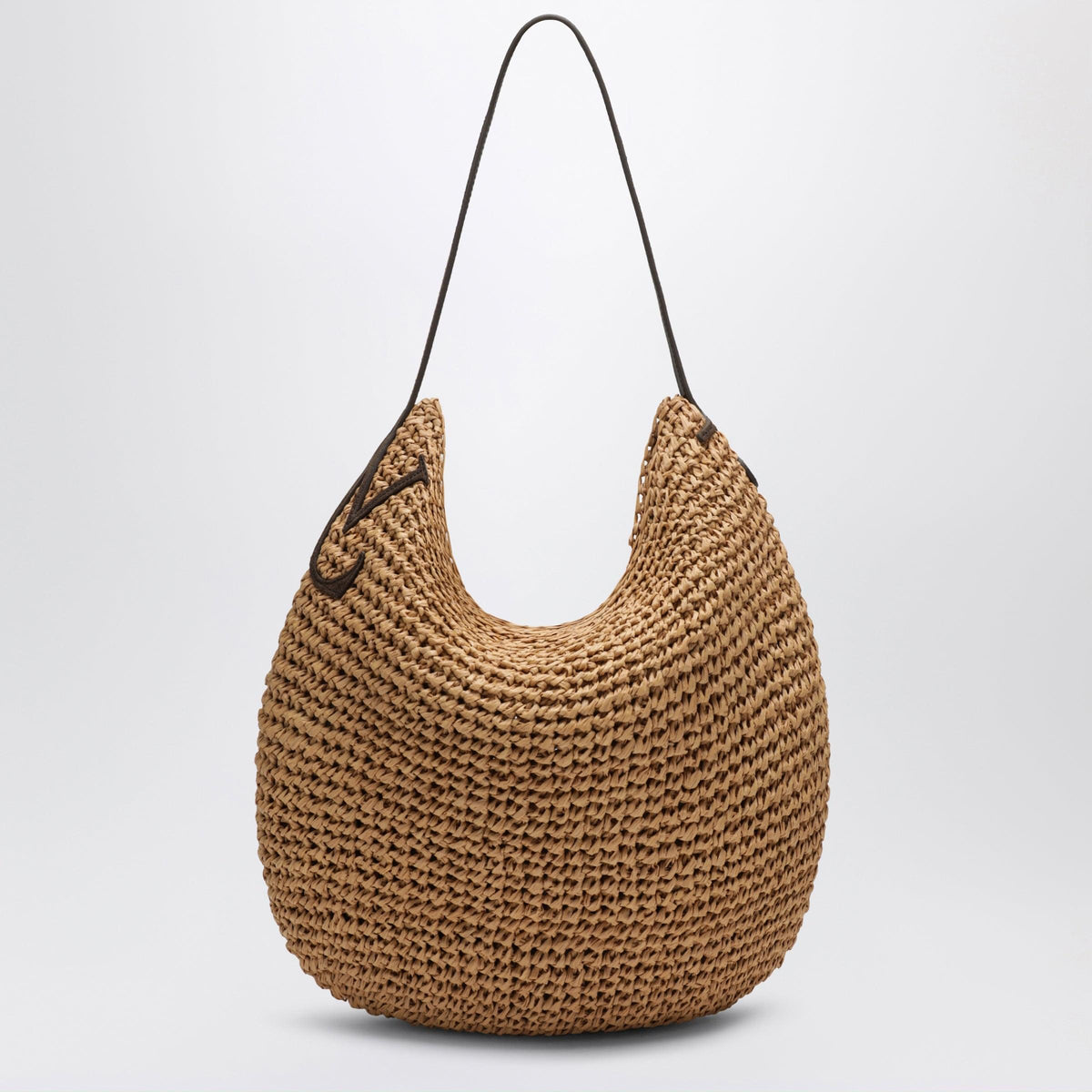Jw Anderson Large Bulb Bag In Natural Raffia Women J.W. ANDERSON