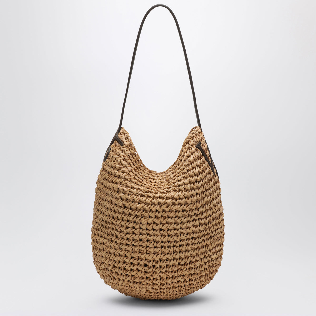 Jw Anderson Small Bulb Bag In Natural Raffia Women J.W. ANDERSON