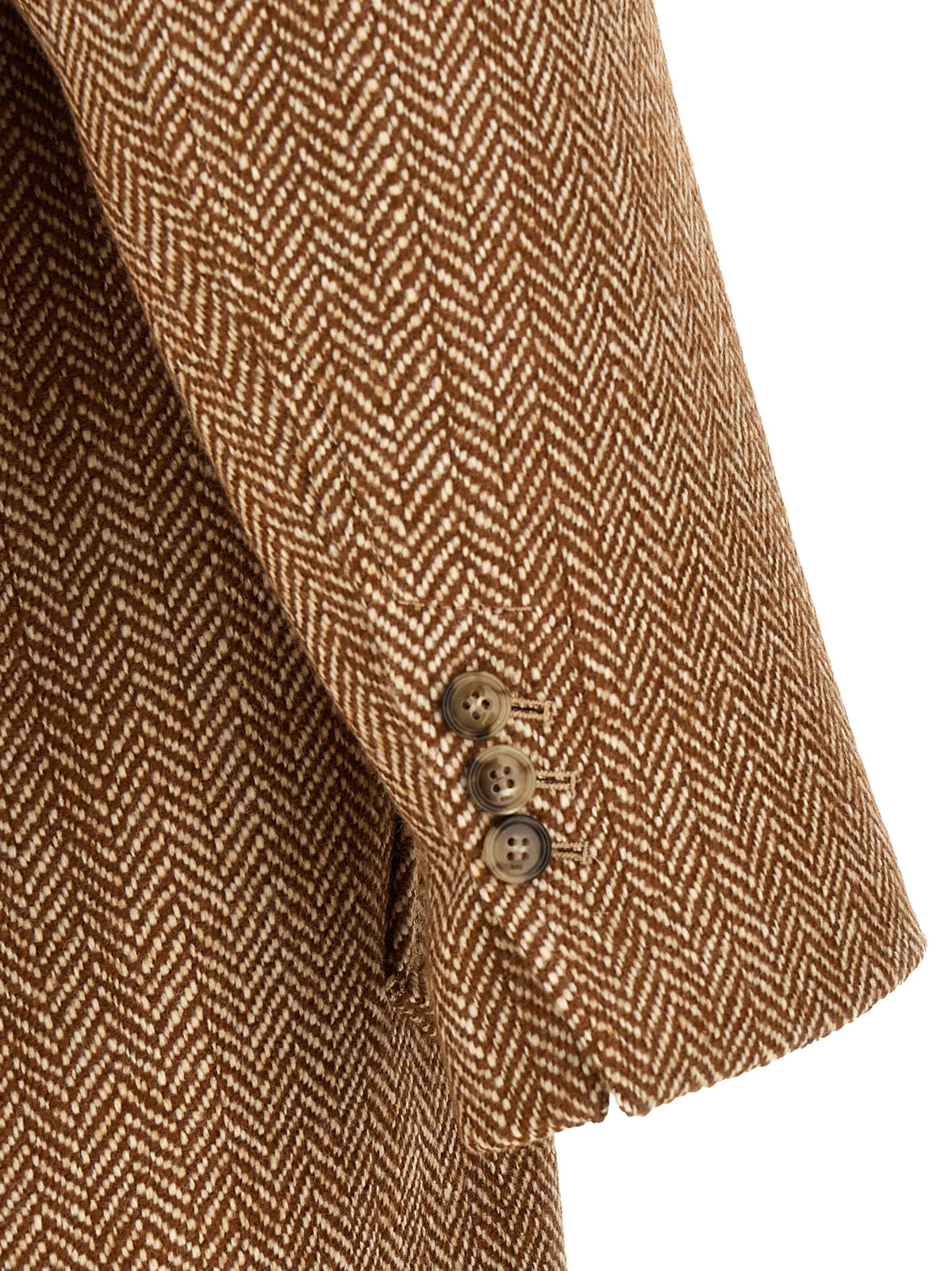Ami Paris Men Herringbone Coat AMI PARIS