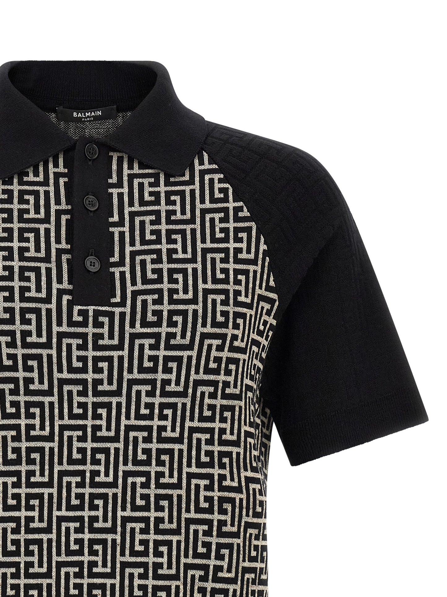 Balmain Men Pb Monogram Polo BALMAIN