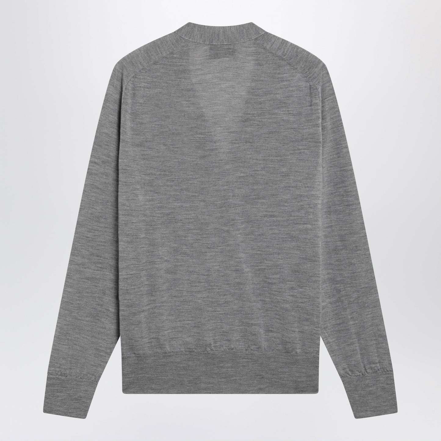 Ami Paris Grey Ami De Coeur Cardigan In Wool Men AMI PARIS