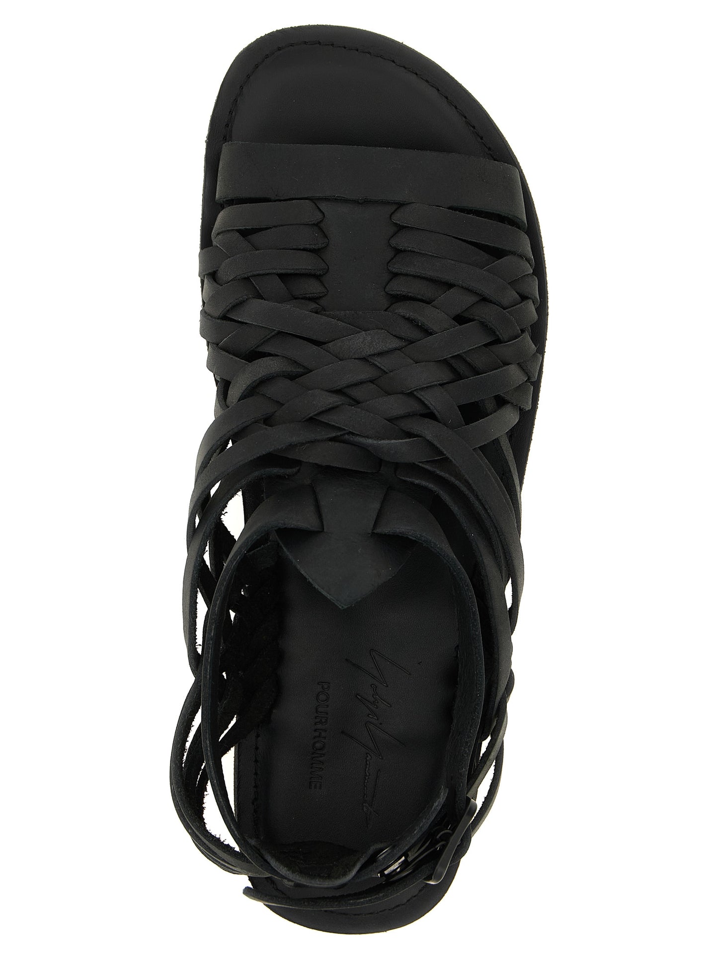 Yohji Yamamoto Men Braided Leather Sandals YOHJI YAMAMOTO