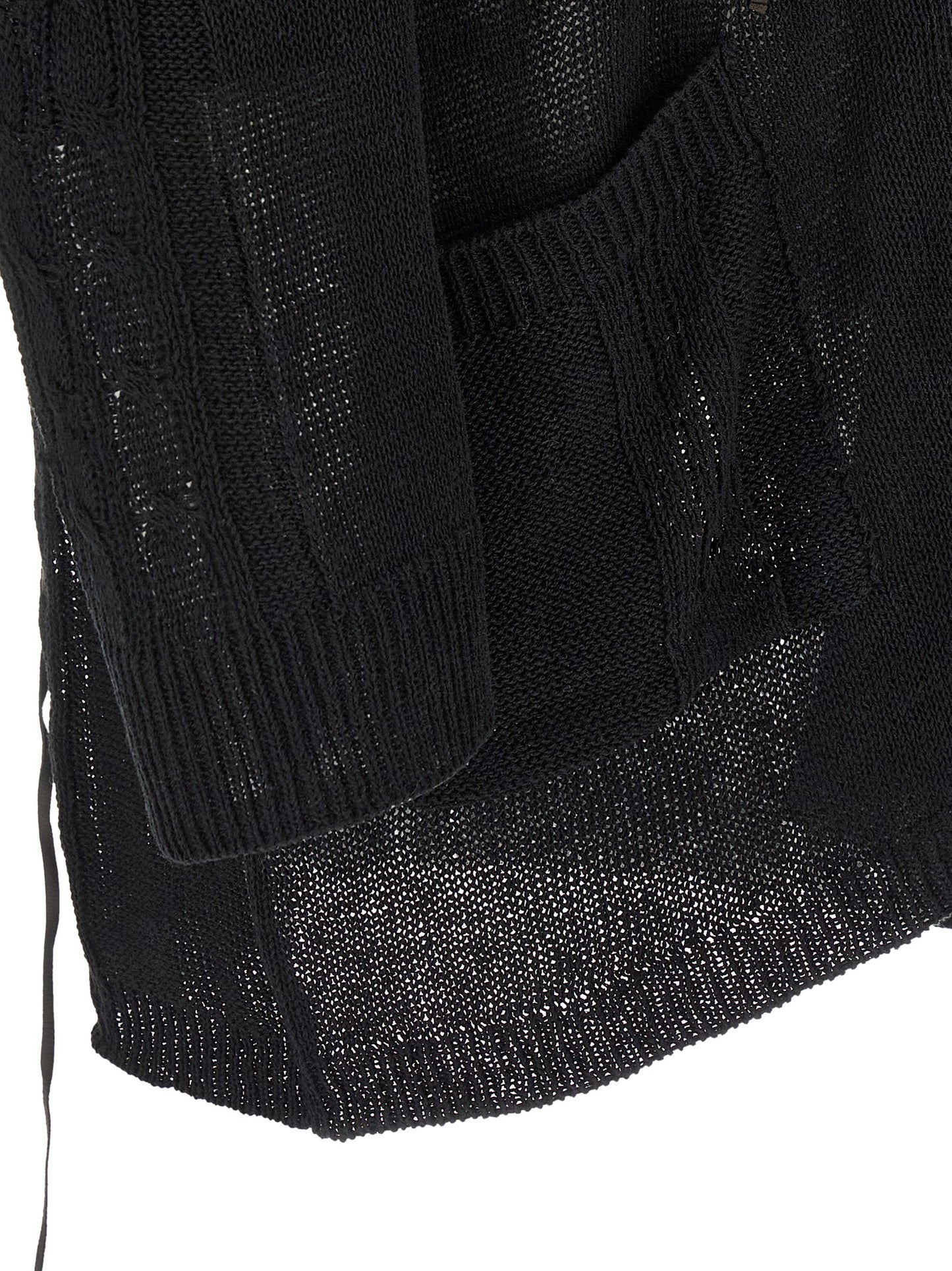 Yohji Yamamoto Men Lace Up Cardigan YOHJI YAMAMOTO