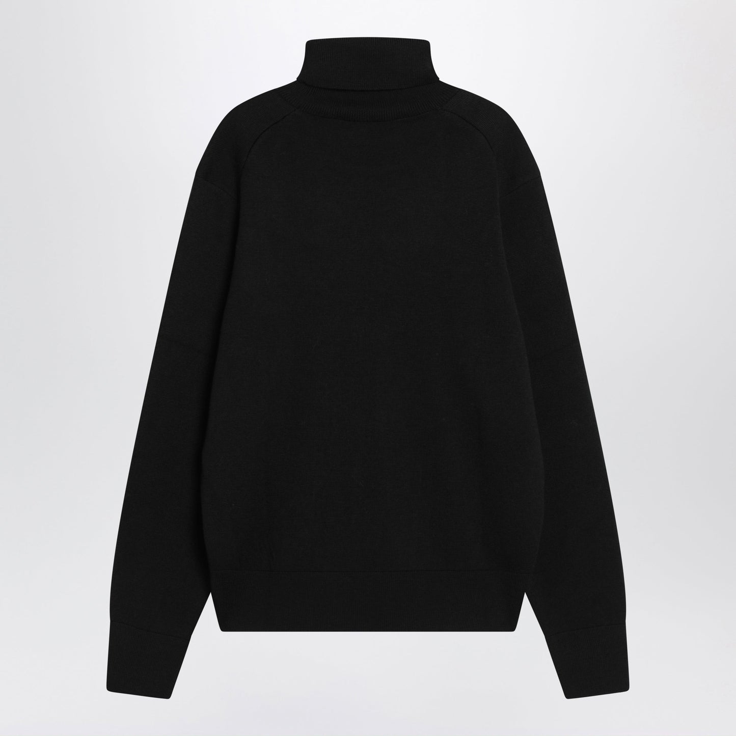 Ami Paris Ami De Coeur Turtleneck Sweater In Black Men AMI PARIS