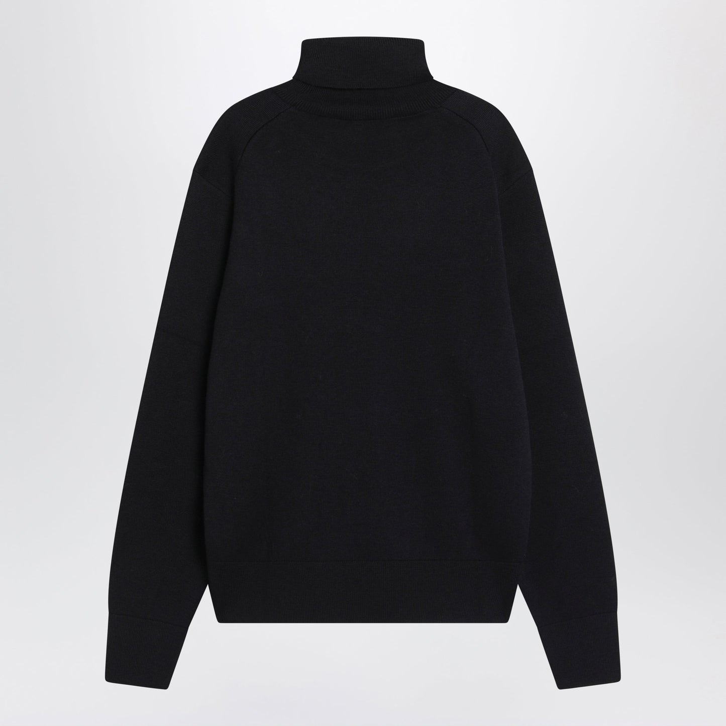 Ami Paris Navy Blue Turtleneck Sweater Ami De Coeur Men AMI PARIS