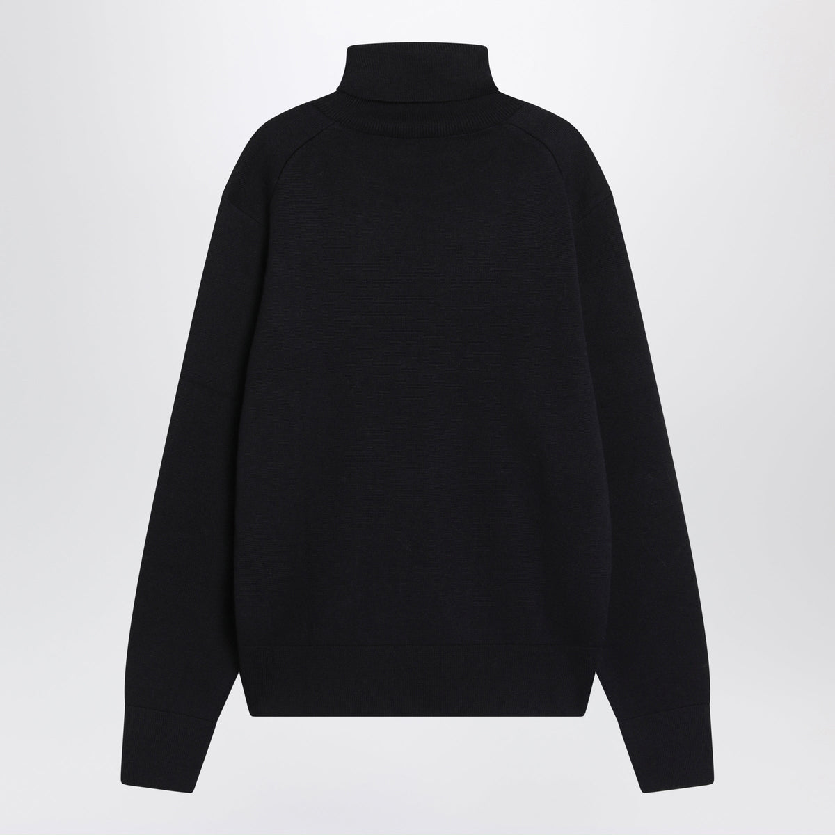 Ami Paris Navy Blue Turtleneck Sweater Ami De Coeur Men AMI PARIS
