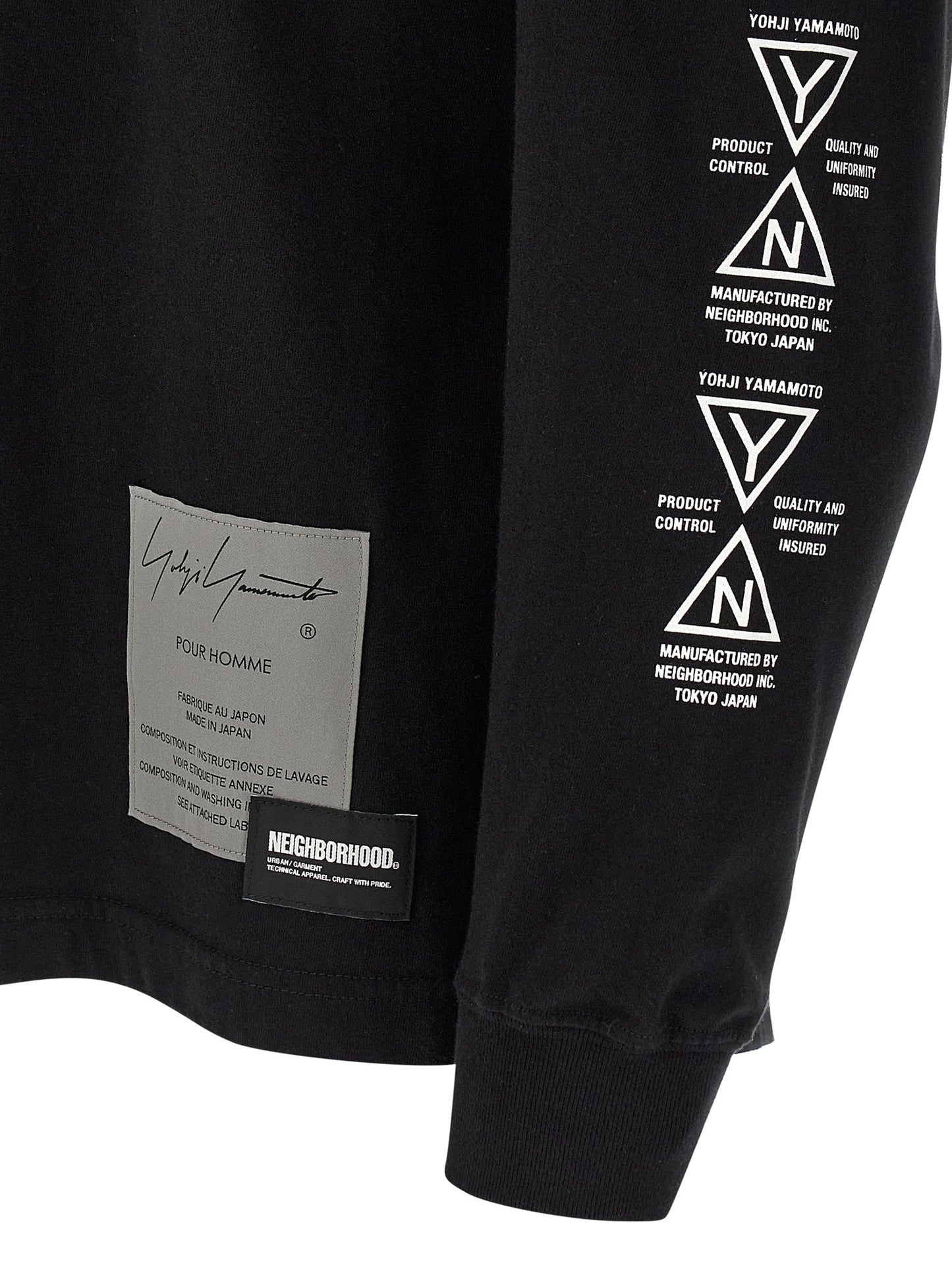 Yohji Yamamoto Men Yohji Yamamoto × Nh 'Ls Tee' T-Shirt YOHJI YAMAMOTO