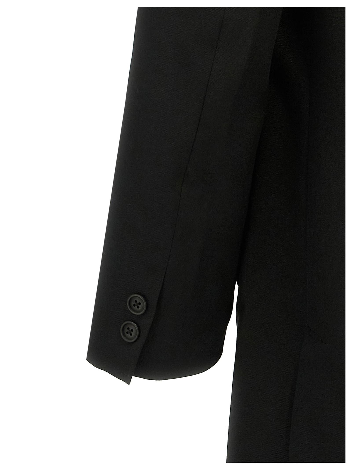 Yohji Yamamoto Men Single-Breasted Blazer With Strap Detail YOHJI YAMAMOTO