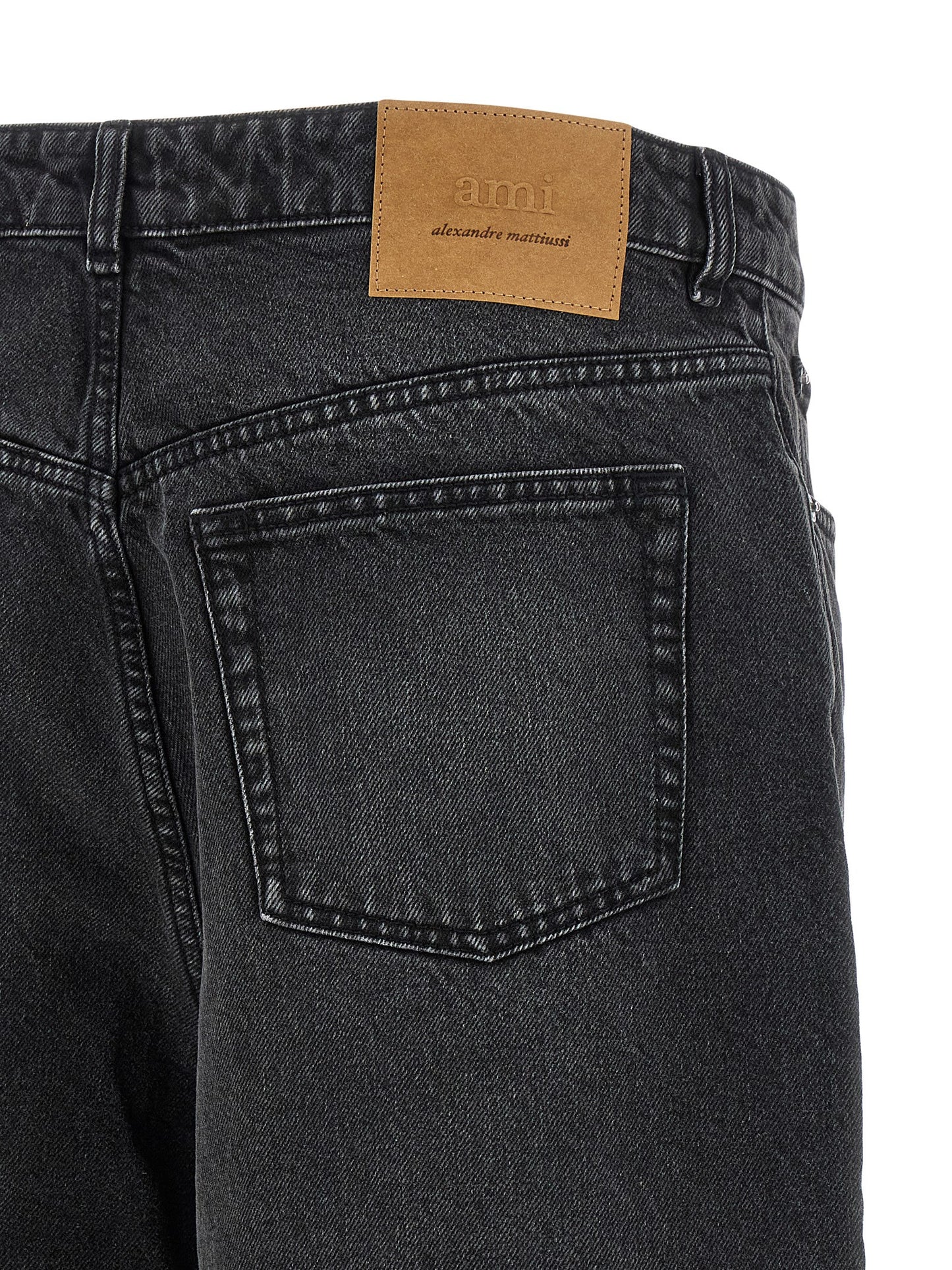 Ami Paris Men Denim Bermuda Shorts AMI PARIS