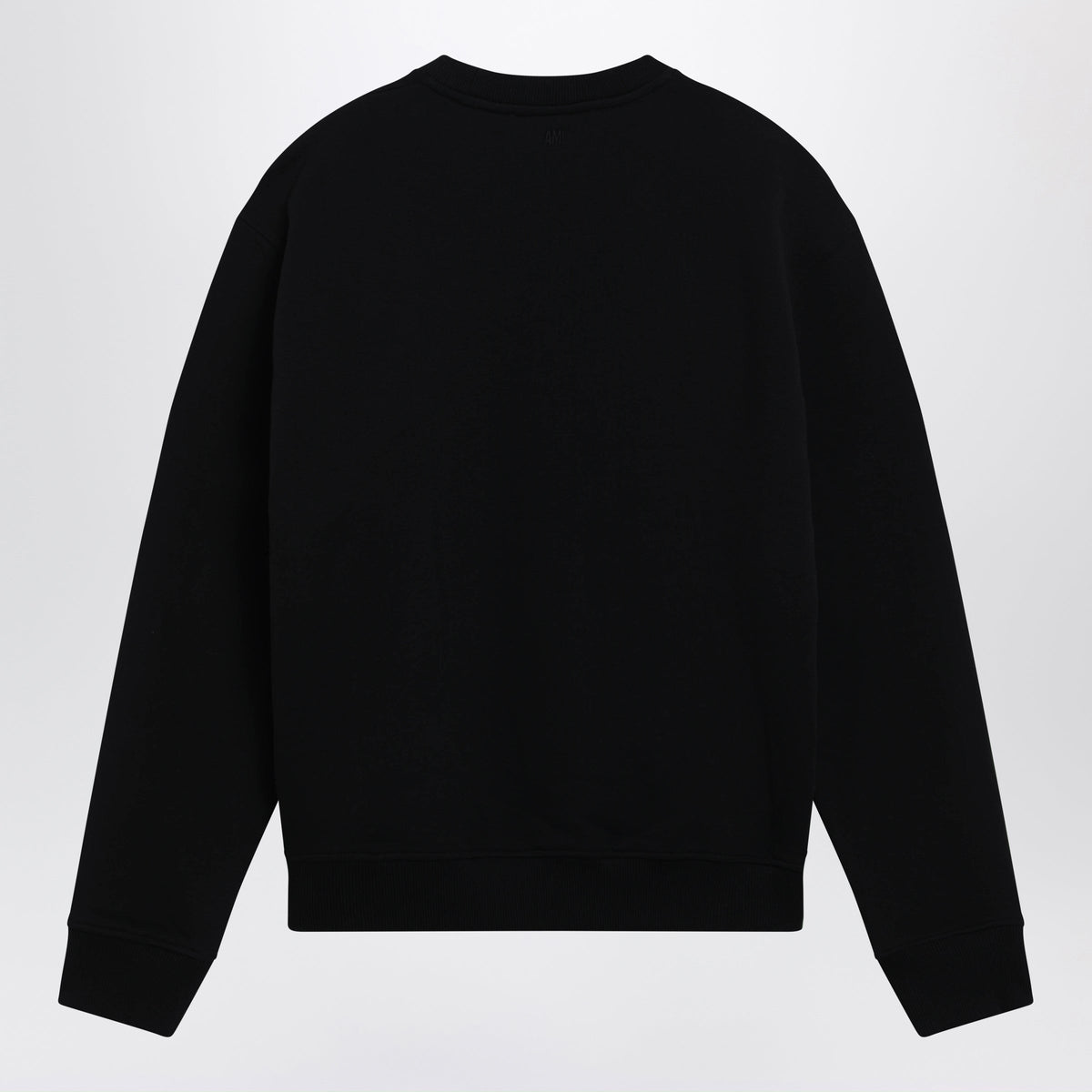 Ami Paris Black Ami De Coeur Crewneck Sweatshirt Men AMI PARIS