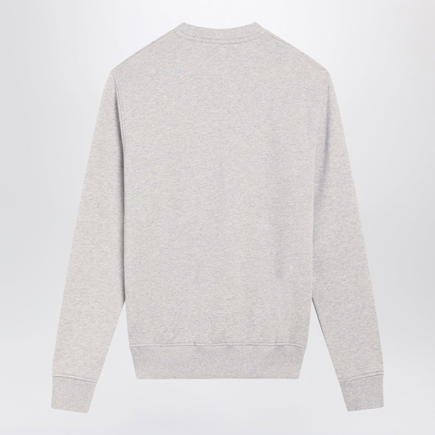 Ami Paris Grey Ami De Cå“Ur Crewneck Sweatshirt Men AMI PARIS