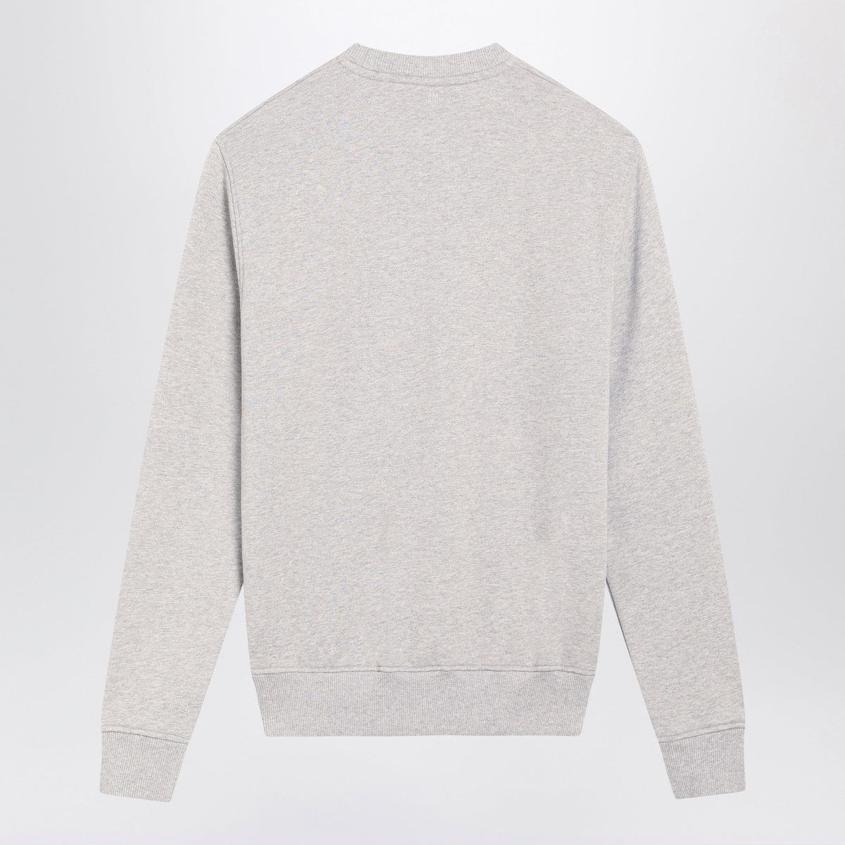 Ami Paris Grey Ami De Cå“Ur Crewneck Sweatshirt Men AMI PARIS