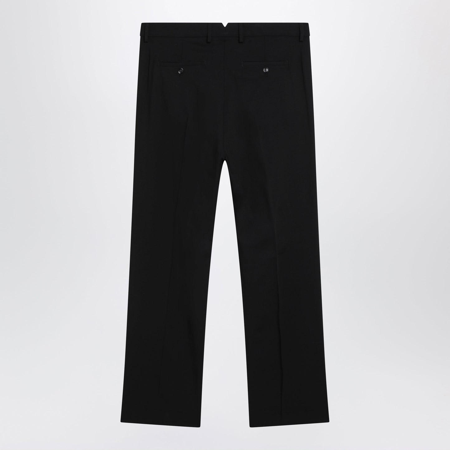 Ami Paris Black Trousers In Wool Gabardine Men AMI PARIS