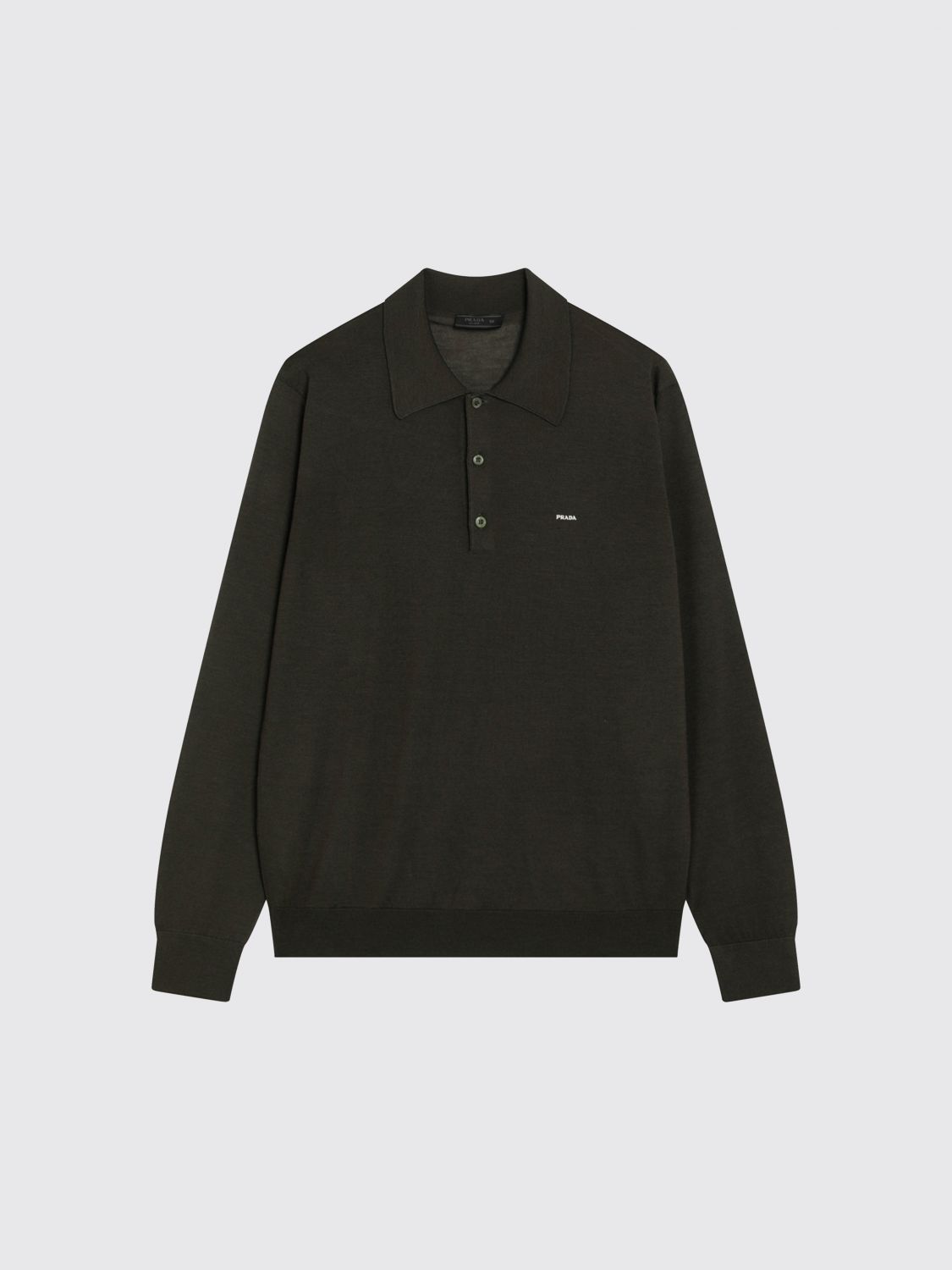 Prada Men Prada Silk And Cotton Polo Shirt PRADA