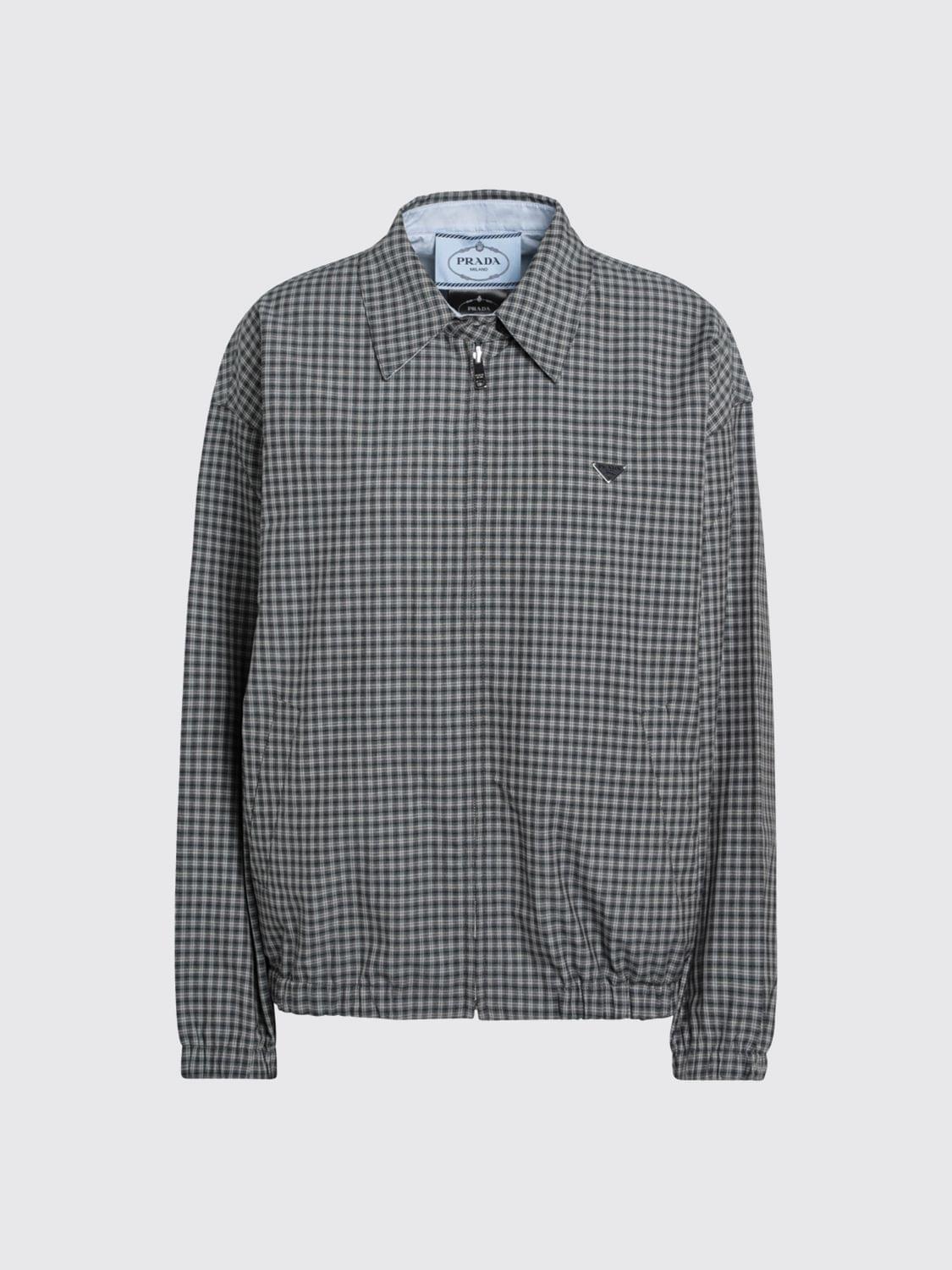 Prada Jacket Woman Grey PRADA