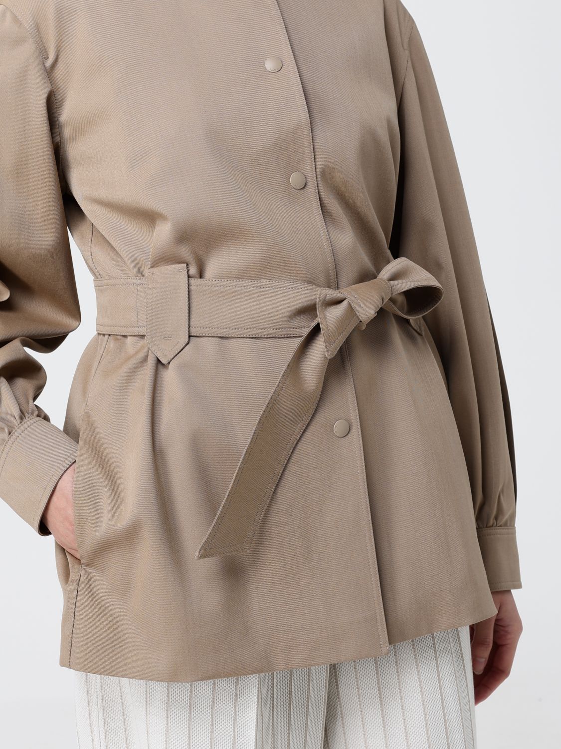 Max Mara Jacket Woman Beige MAX MARA