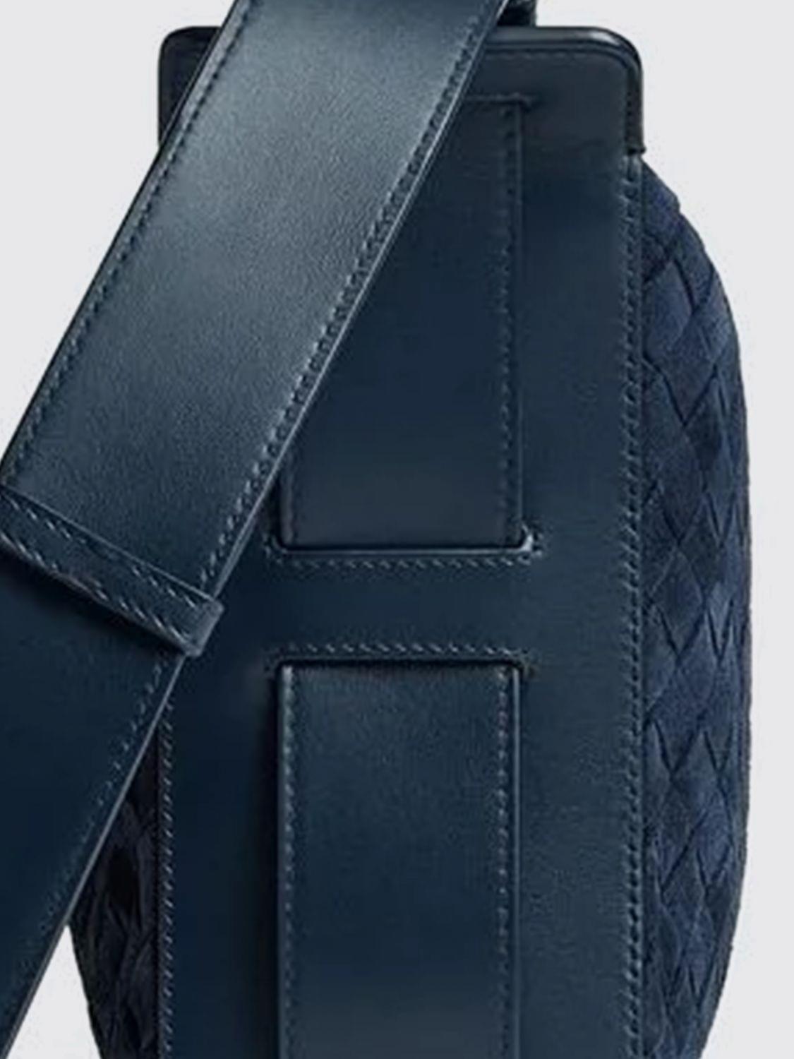 Bottega Veneta Shoulder Bag Men Silver BOTTEGA VENETA