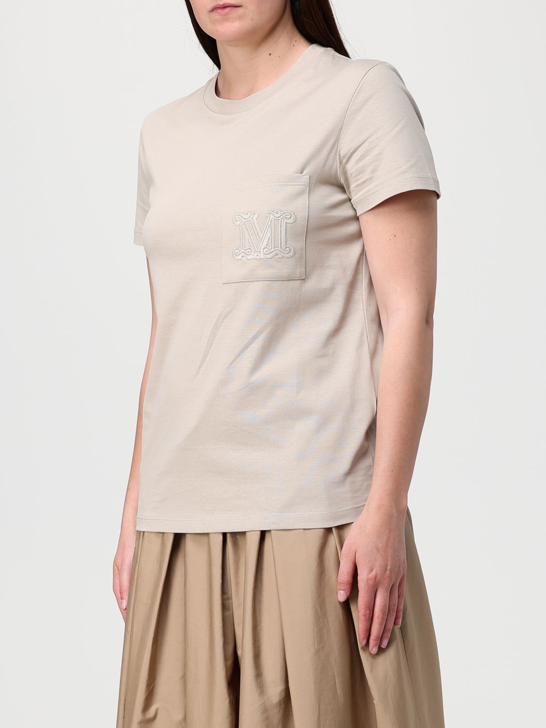 Max Mara T-Shirt Woman Grey MAX MARA