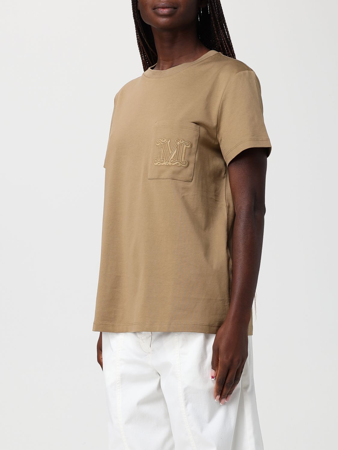 Max Mara T-Shirt Woman Beige MAX MARA