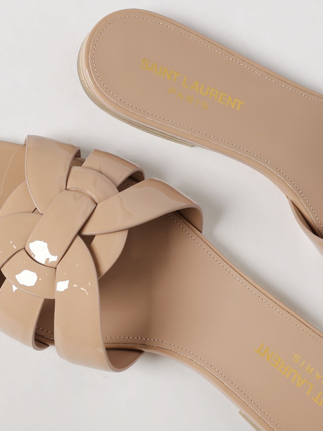 Saint Laurent Heeled Sandal Woman Nude SAINT LAURENT