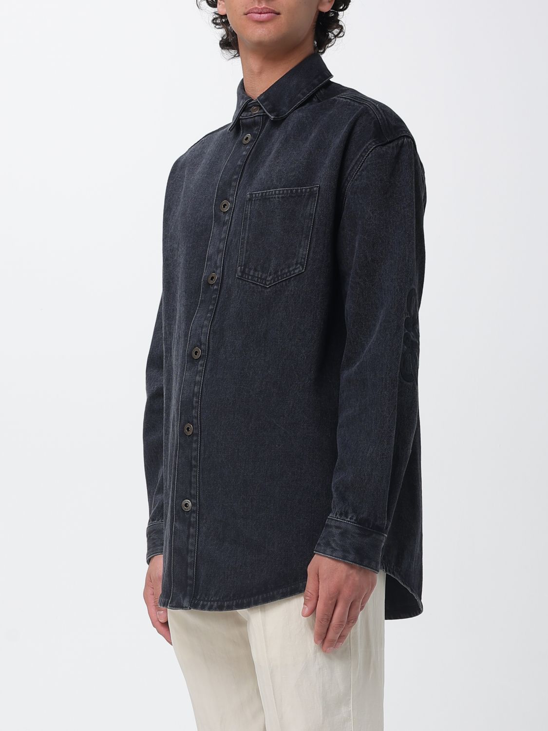 Loewe Shirt Men Black LOEWE