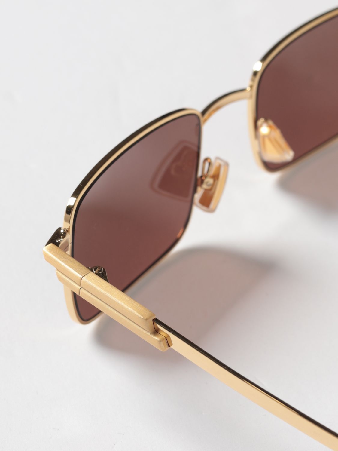 Bottega Veneta Sunglasses Men Brown BOTTEGA VENETA