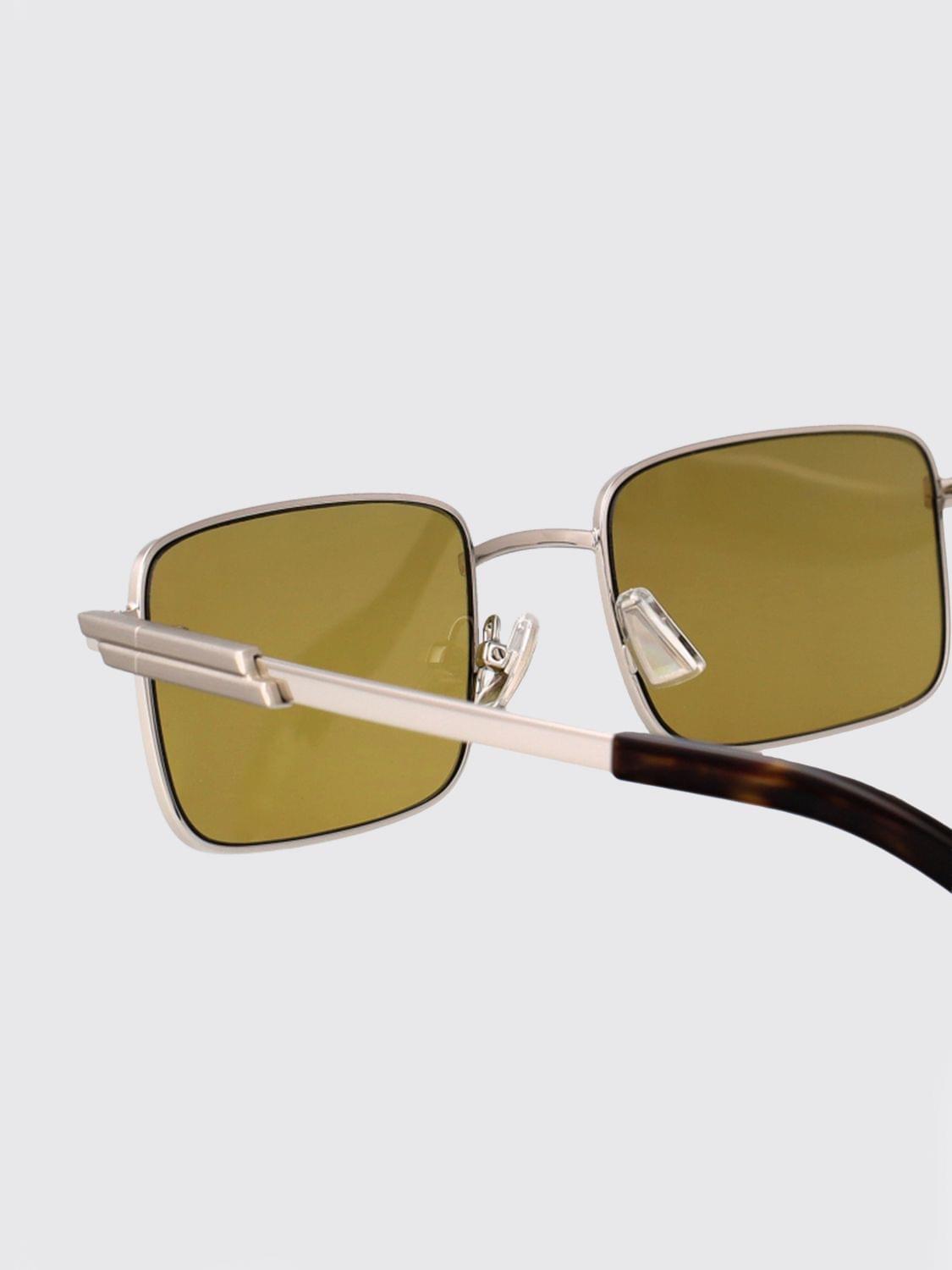 Bottega Veneta Sunglasses Men Silver BOTTEGA VENETA