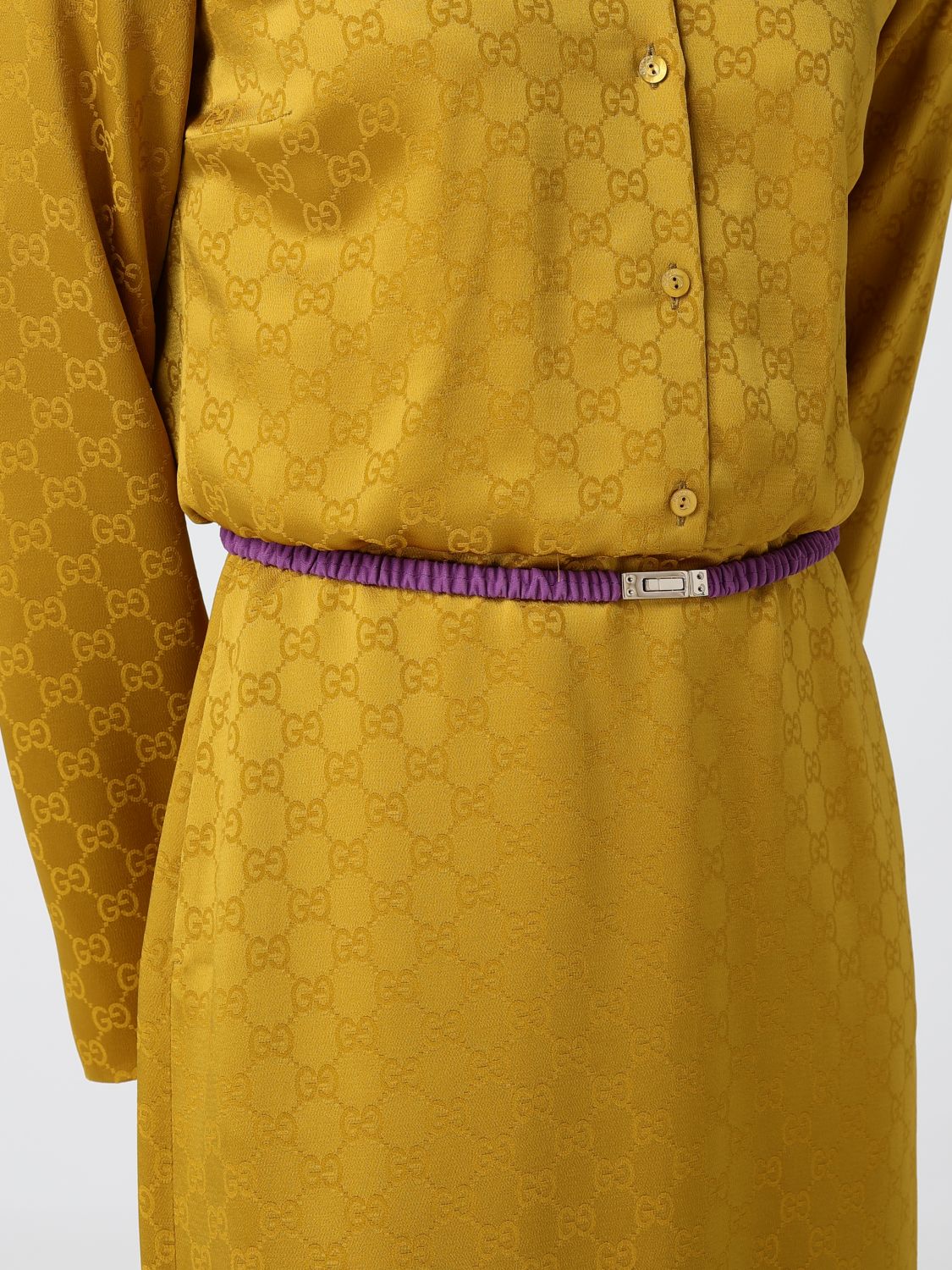 Gucci Dress Woman Beige GUCCI