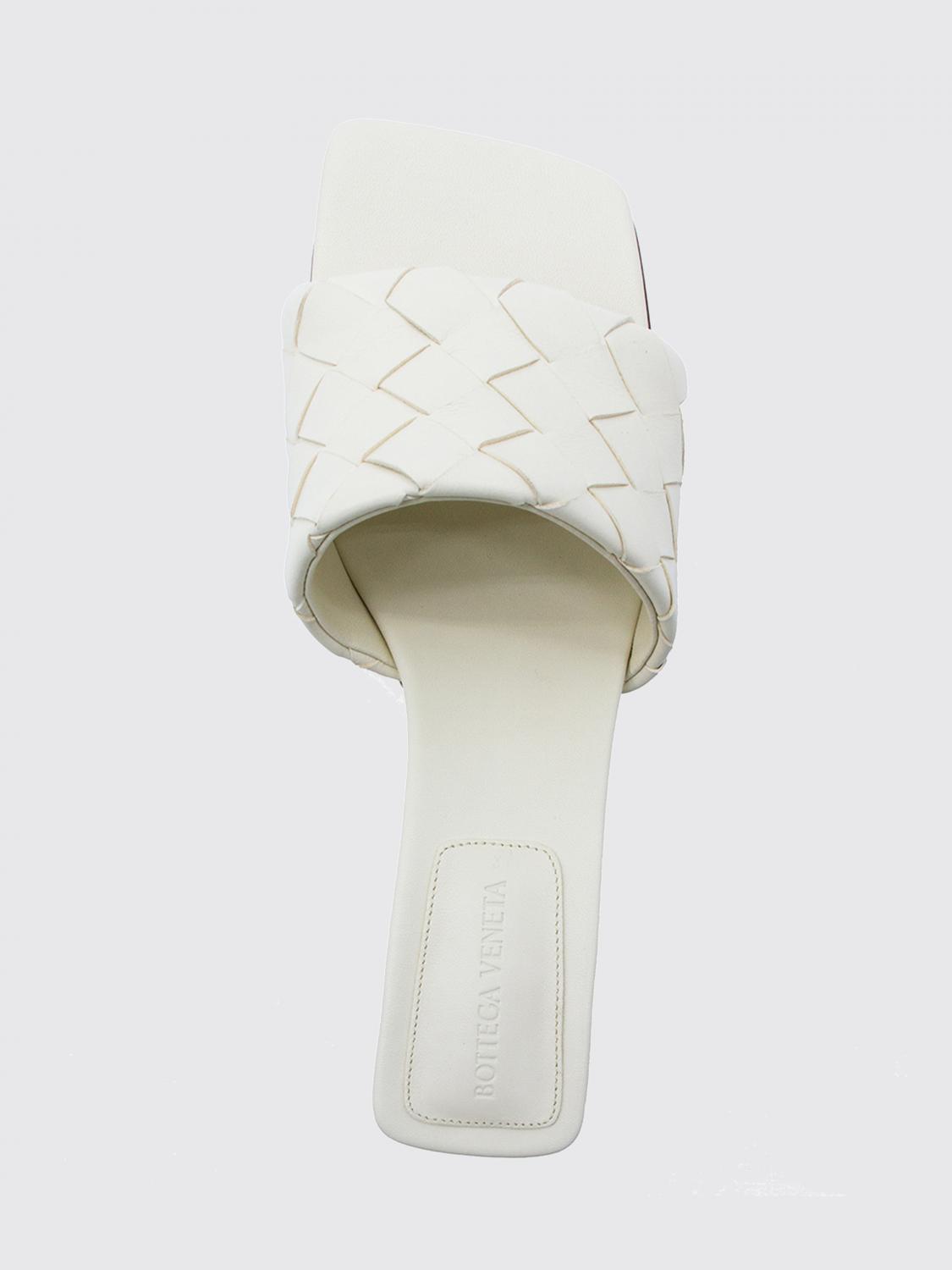 Bottega Veneta Heeled Sandal Woman White BOTTEGA VENETA